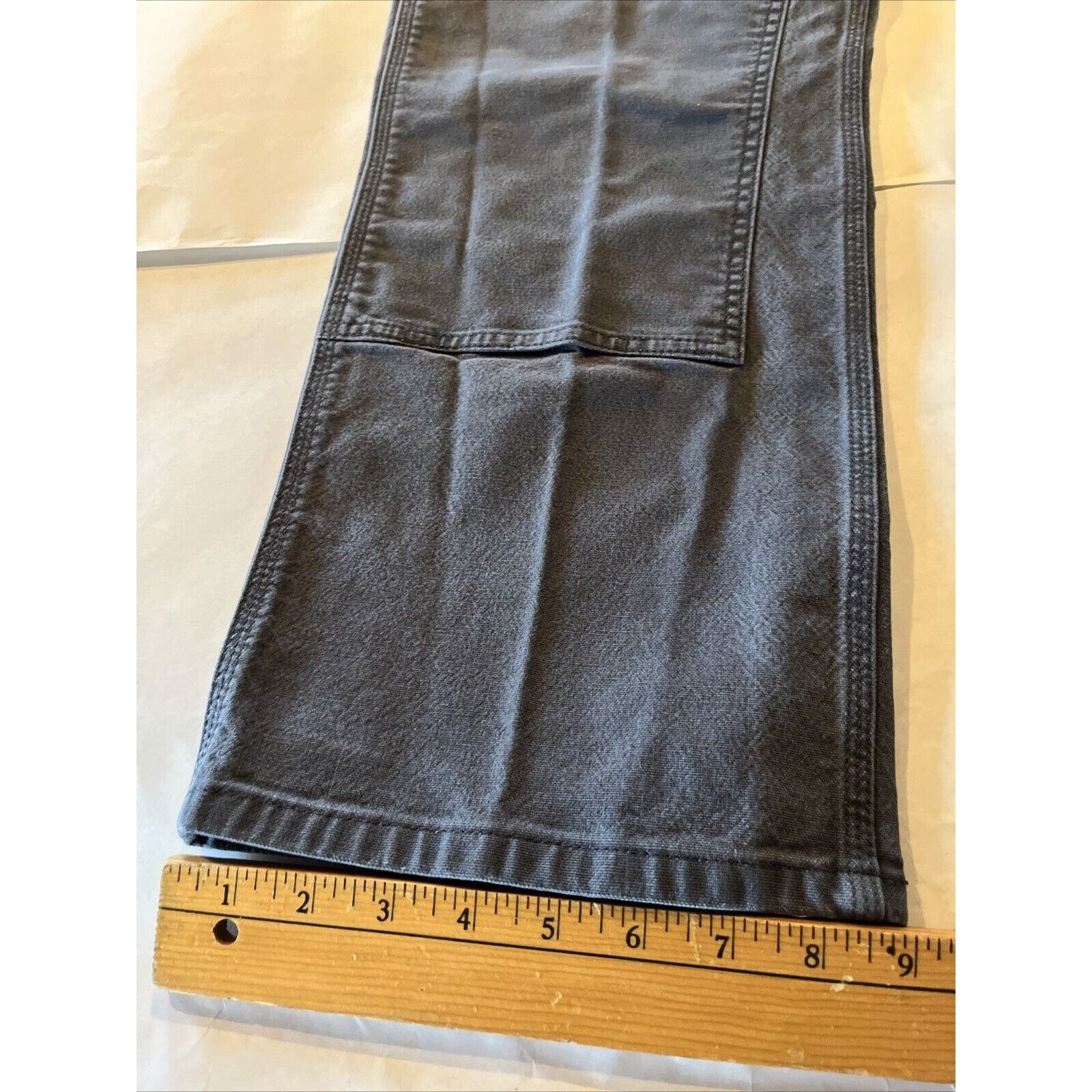 Carhartt Carhartt 36x29 Duck Canvas Double Knee Workwear Gray Pants Size US 36 / EU 52 - 6 Thumbnail