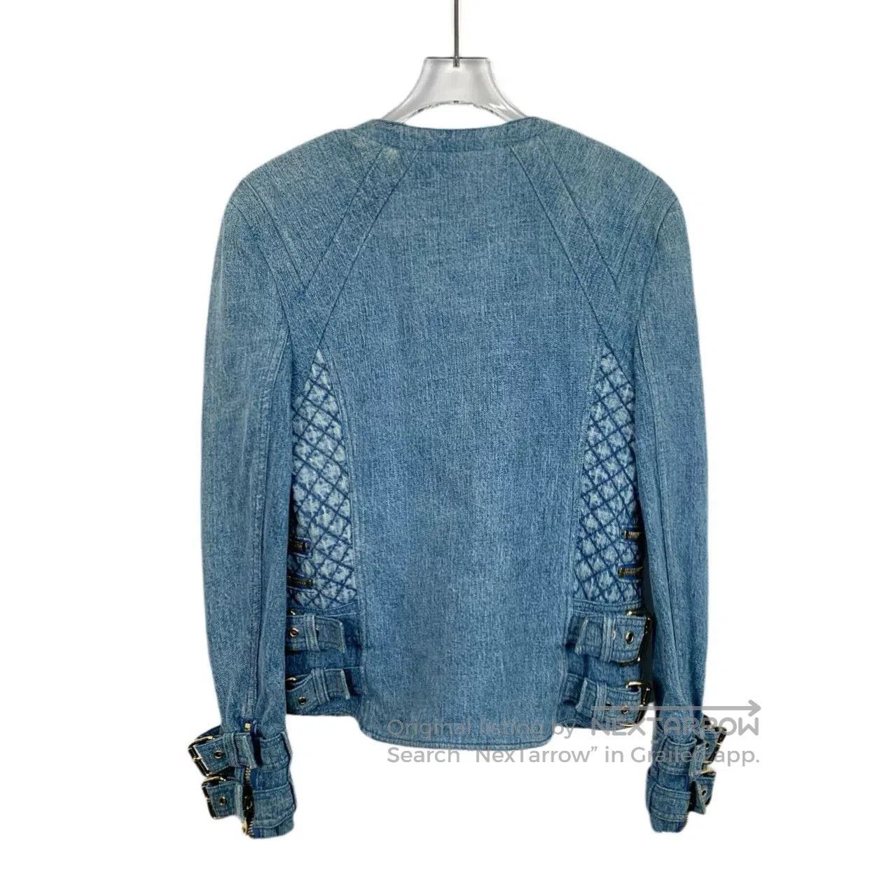 Balmain Balmain Blue Gold Button Denim Jacket. Size XS / US 0-2 / IT 36-38 - 2 Thumbnail