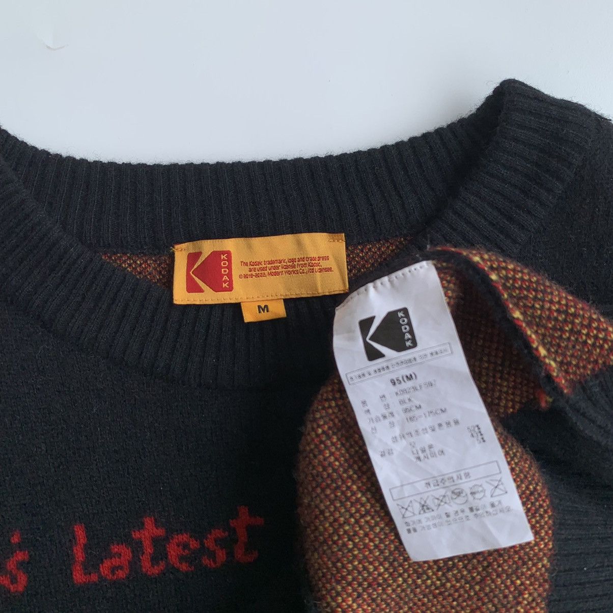 Japanese Brand × Kodak Knitwear vintage jumpers pattern grandpa sweater by Kodak Size US XL / EU 56 / 4 - 9 Thumbnail