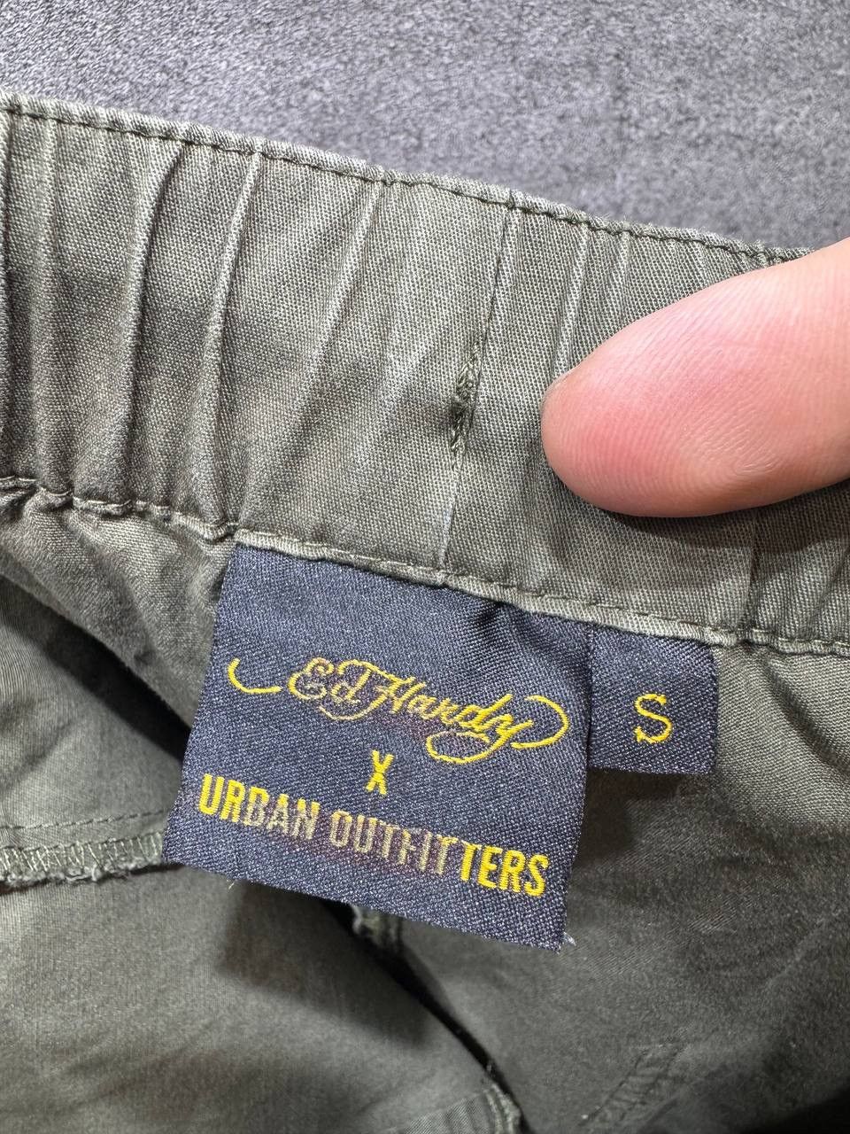 Ed Hardy Ed Hardy Urban Outfitters Cargo Pants Embroidered Parachute Size US 30 / EU 46 - 12 Thumbnail