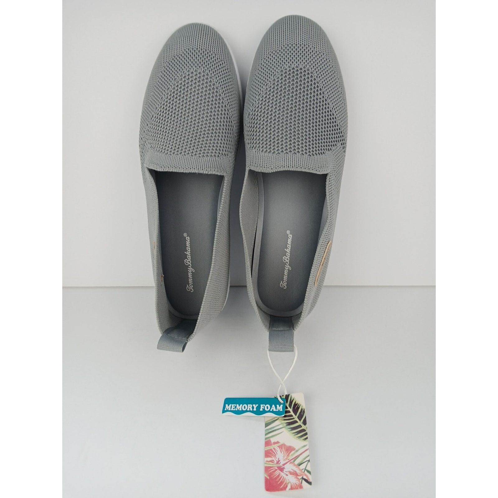 Tommy Bahama Tommy Bahama Gray Knit Slip On Casual Shoes Women’s Sz 9.5 Size US 9.5 / IT 39.5 - 7 Thumbnail