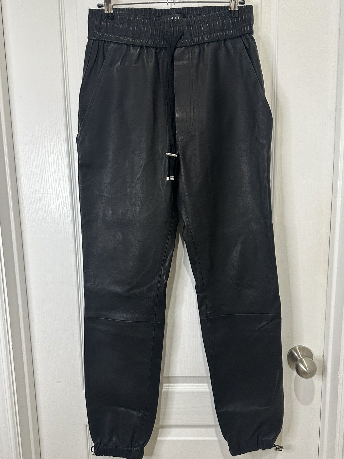 Amiri Amiri Leather Jogging Pant Size US 32 / EU 48 - 1 Thumbnail