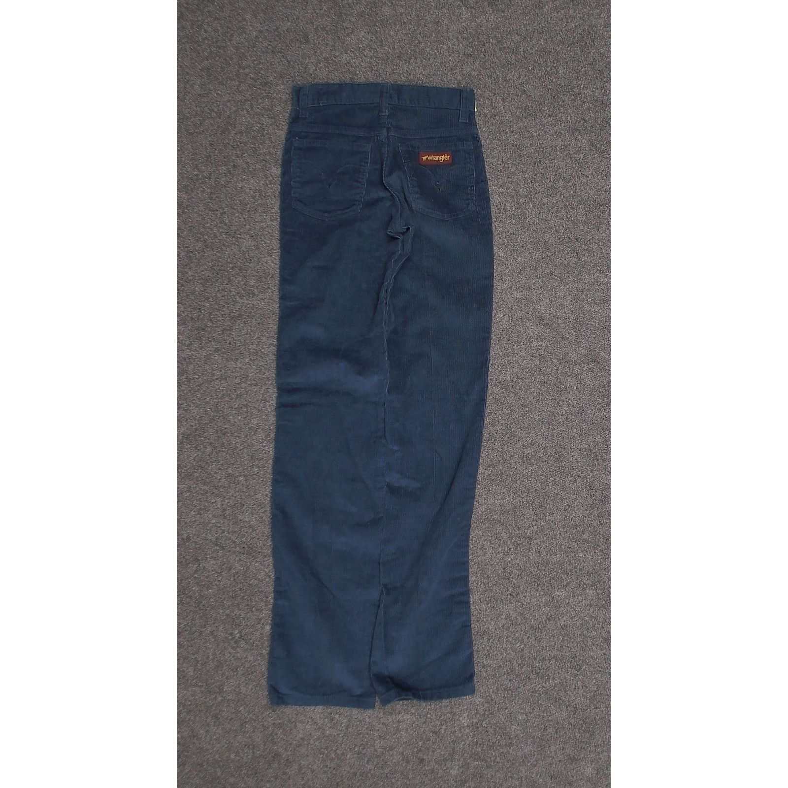 Wrangler VTG 70s Wrangler Corduroy Pants Navy Womens 22x34 Deadstock Size 22" - 4 Thumbnail