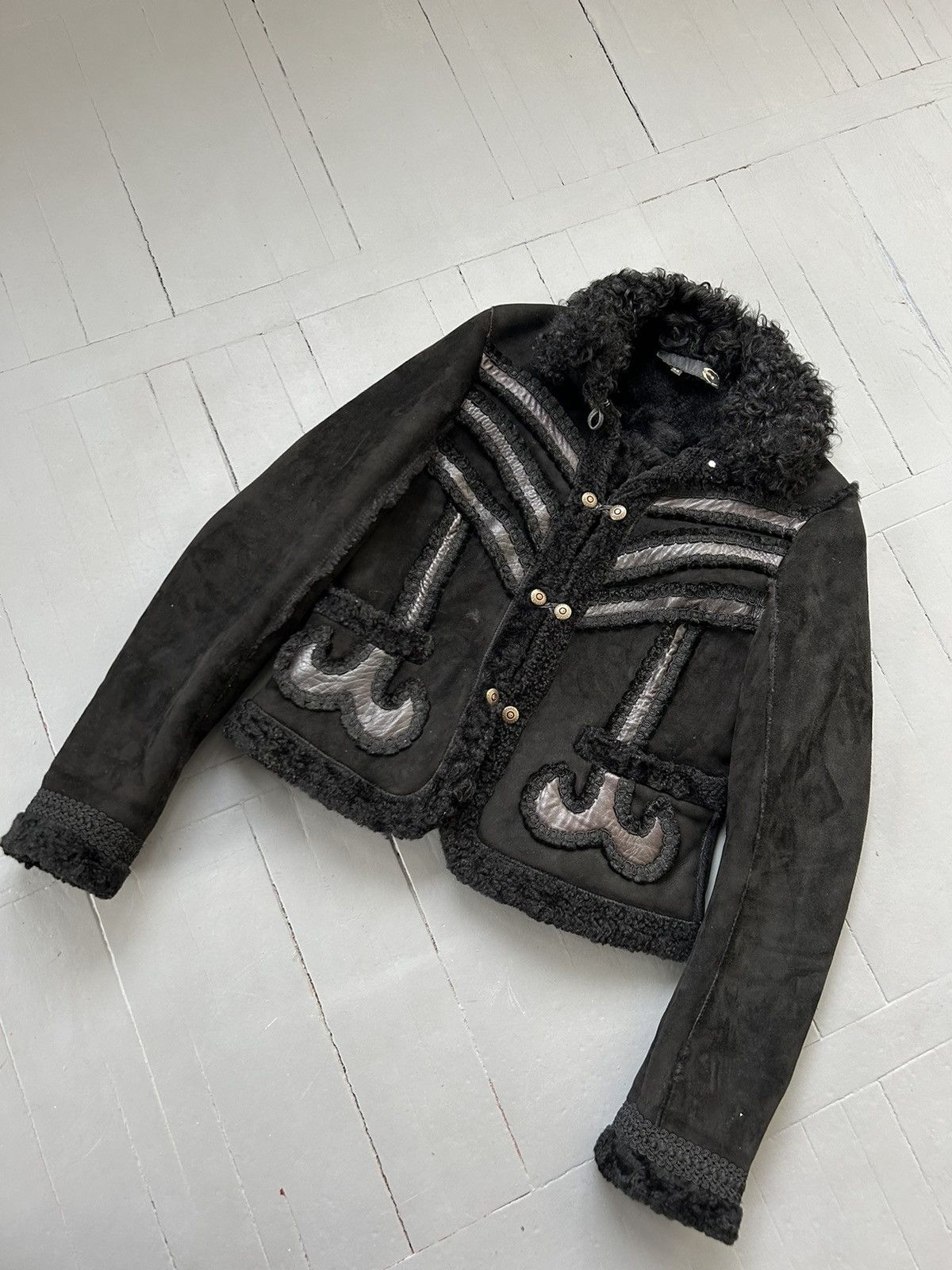 Just Cavalli Roberto Cavalli rare fur jacket vintage Size M / US 6-8 / IT 42-44 - 2 Thumbnail