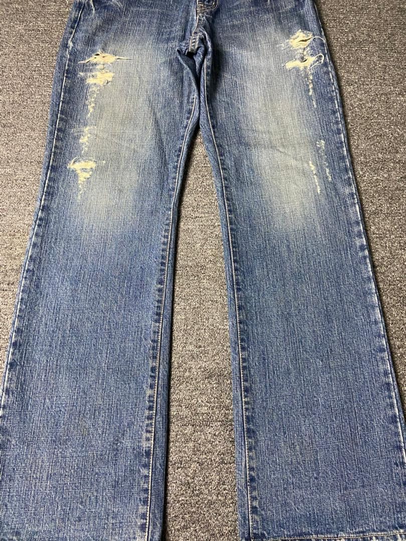 Japanese Brand Vintage WESTOPIA Distressed Denim Ripped Jeans (136) Size US 33 - 13 Thumbnail