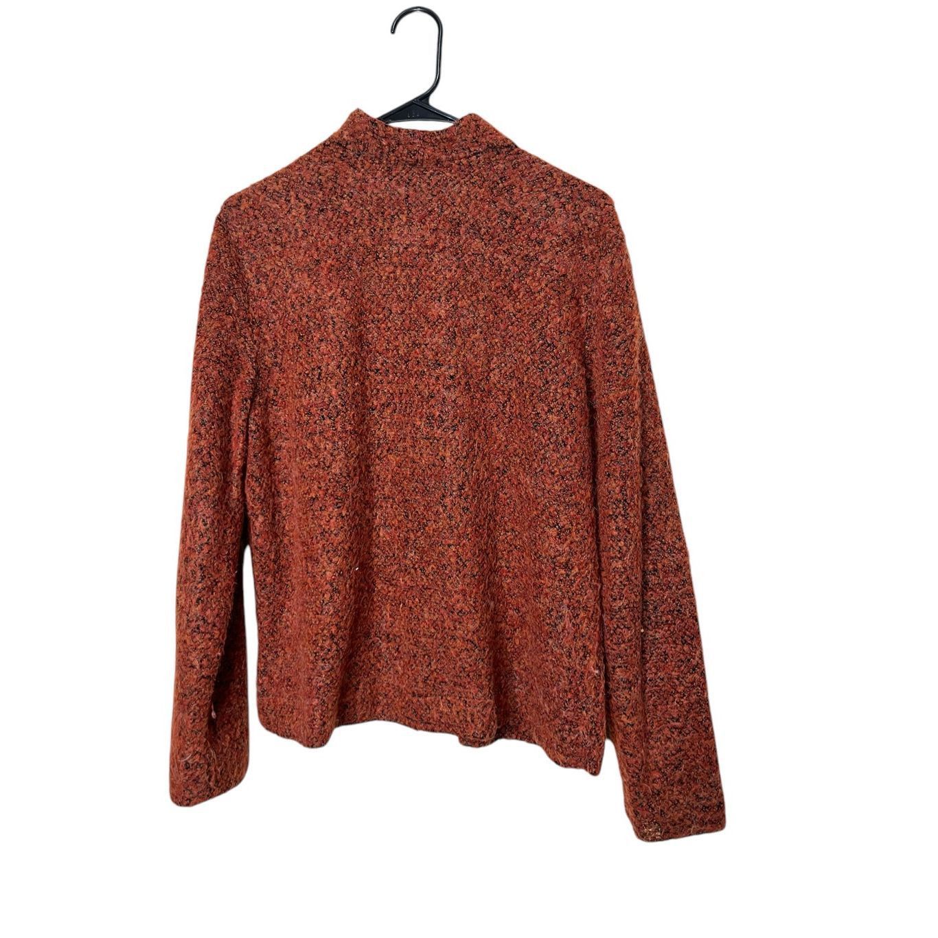 Other Kathleen Sommers Mohair Wool Blend Spice Orange Cardigan Swe Size S / US 4 / IT 40 - 9 Thumbnail