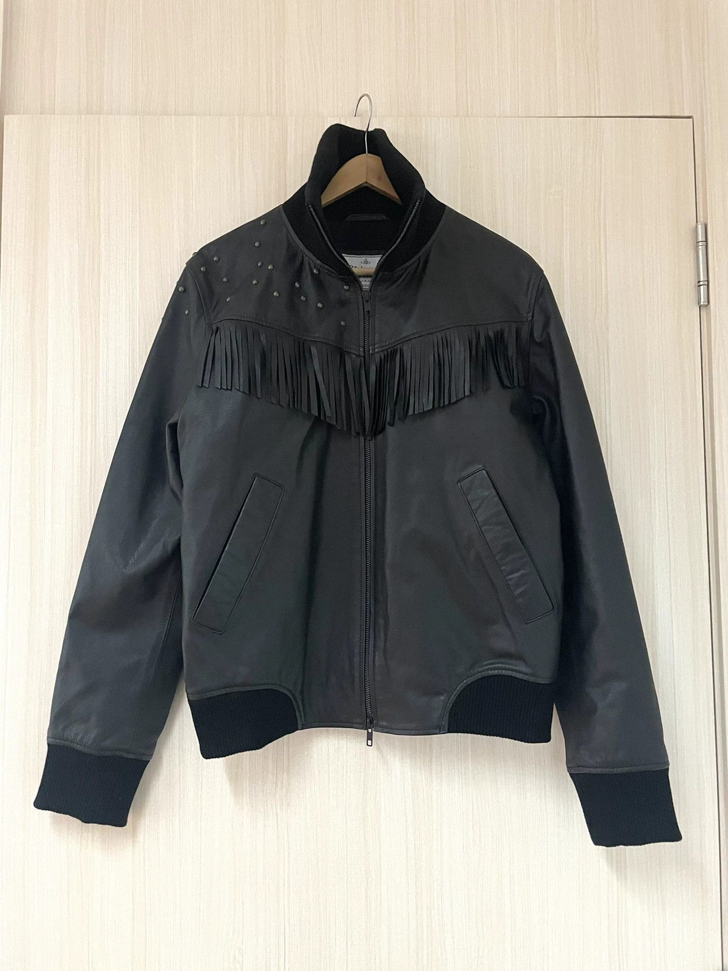 Vivienne Westwood Vivienne Westwood Man Leather Jacket with Fringe Size M / US 6-8 / IT 42-44 - 1 Thumbnail