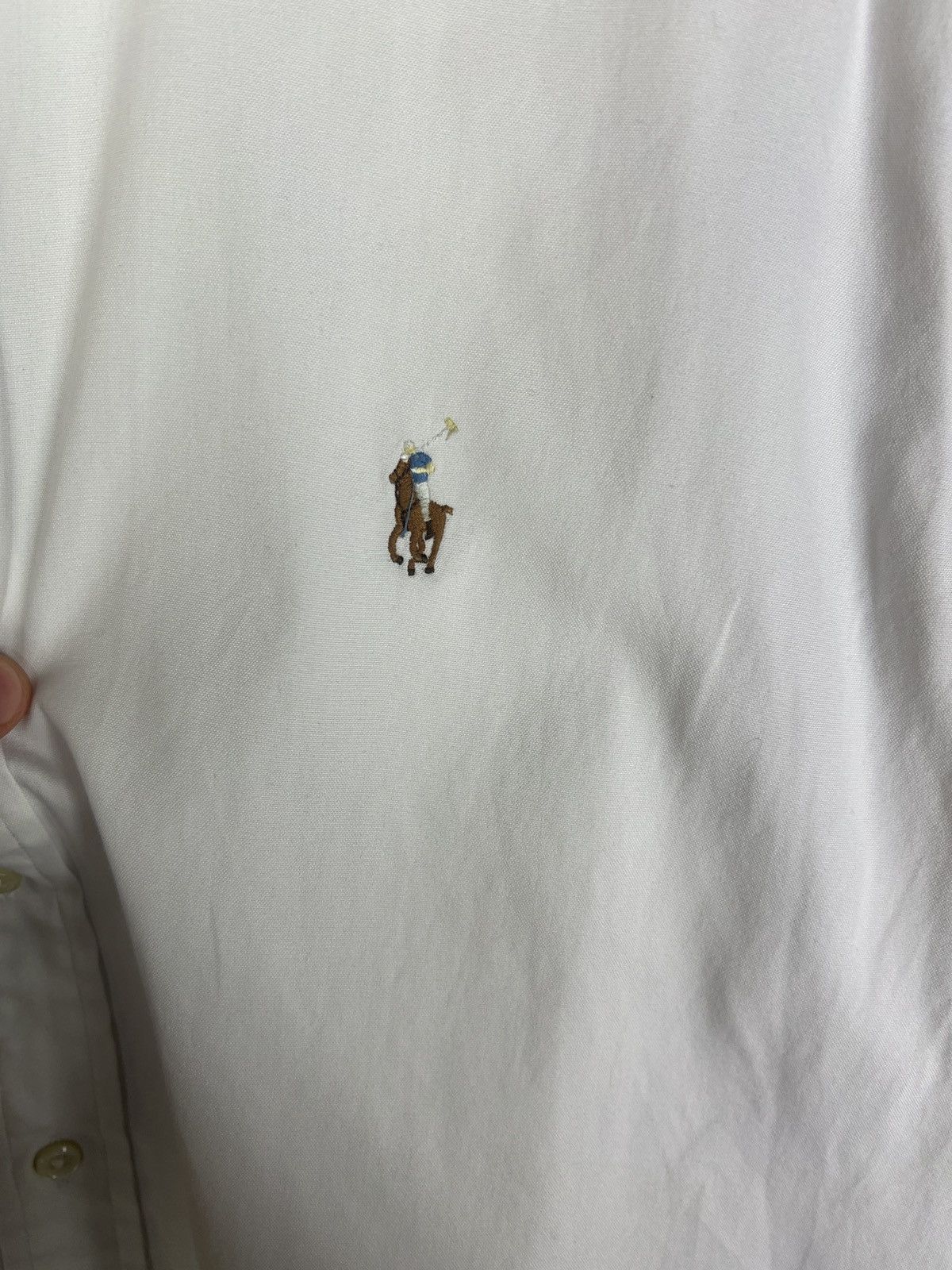 Polo Ralph Lauren Vintage Polo Ralph Lauren Short Sleeve White Shirt Size US XL / EU 56 / 4 - 3 Thumbnail