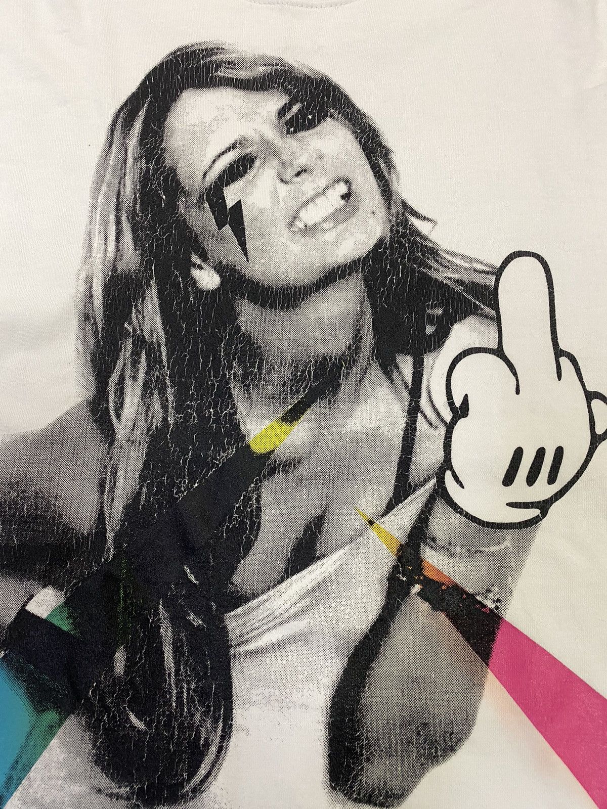 Japanese Brand Mickey Mouse x Britney Spears Parody Ranting Tee Size US M / EU 48-50 / 2 - 4 Thumbnail