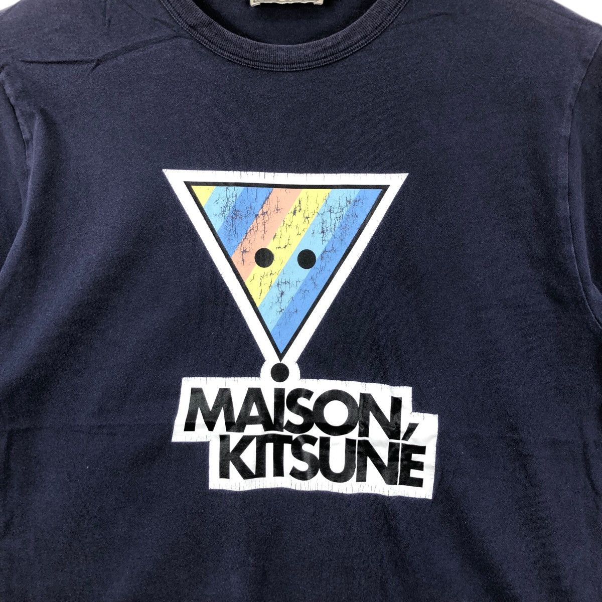 Maison Kitsune MAISON KITSUNE T Shirt Japanese Brand Size S Size US S / EU 44-46 / 1 - 3 Thumbnail