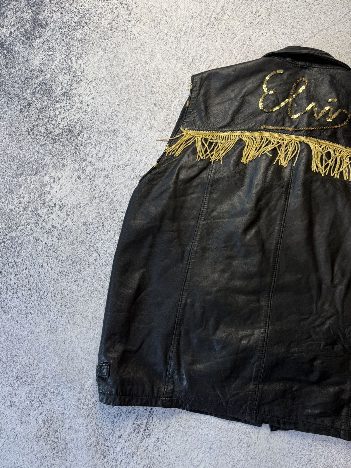 Reel Legends Vintage Vest Real Leather Elvis Y2K Size US L / EU 52-54 / 3 - 21 Thumbnail