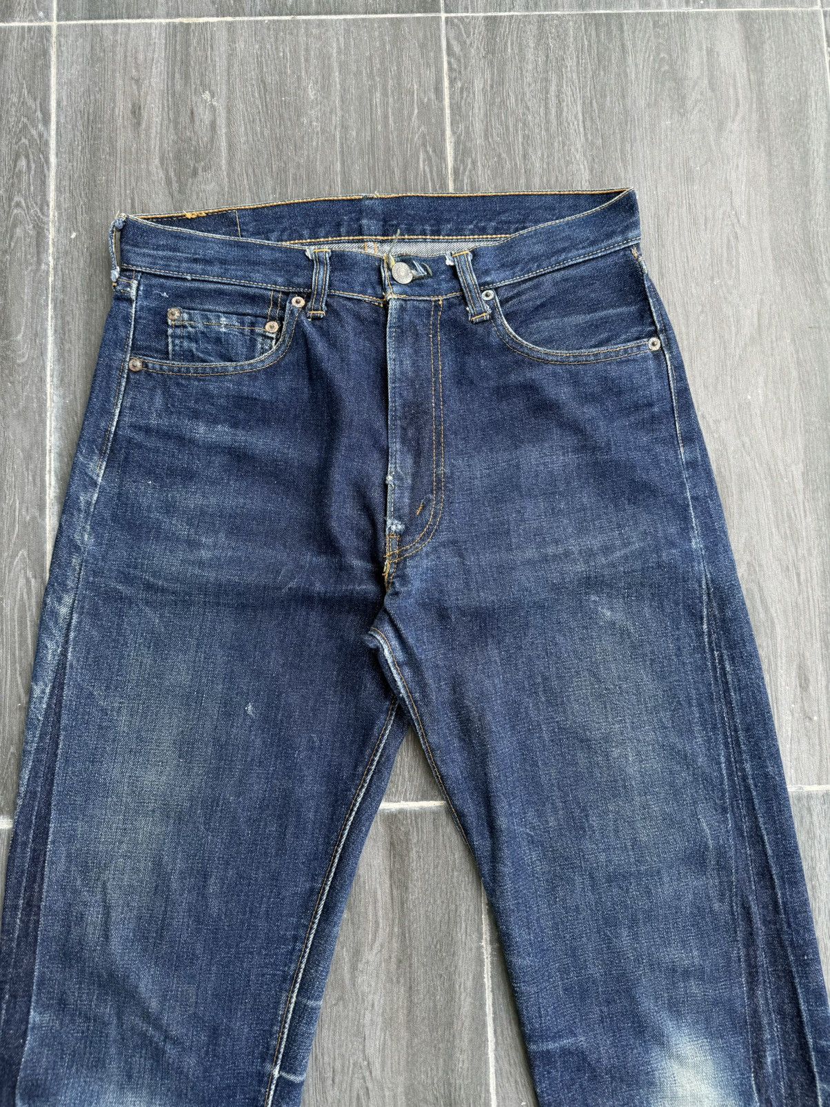 Levi's Vintage 1960s LEVI’S BigE 502 0117 “Big Font” Selvedge Denim Size US 30 / EU 46 - 3 Thumbnail
