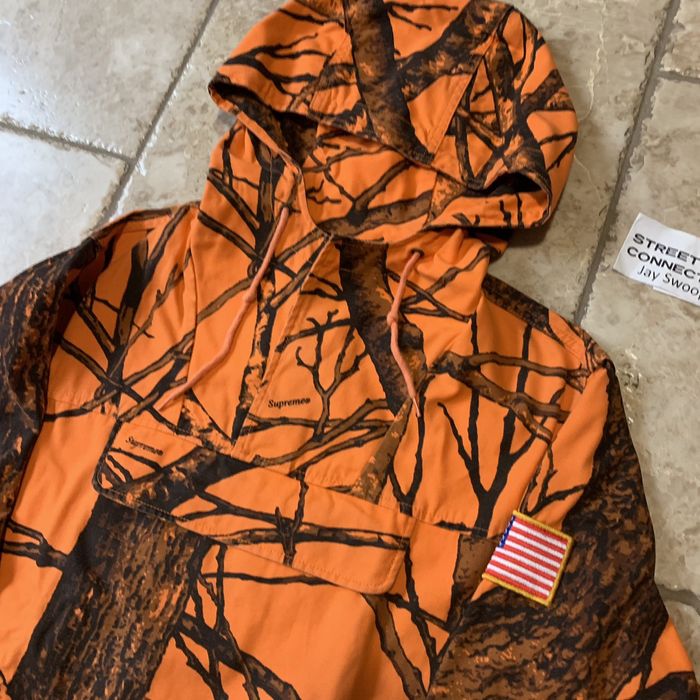 Supreme orange best sale camo jacket