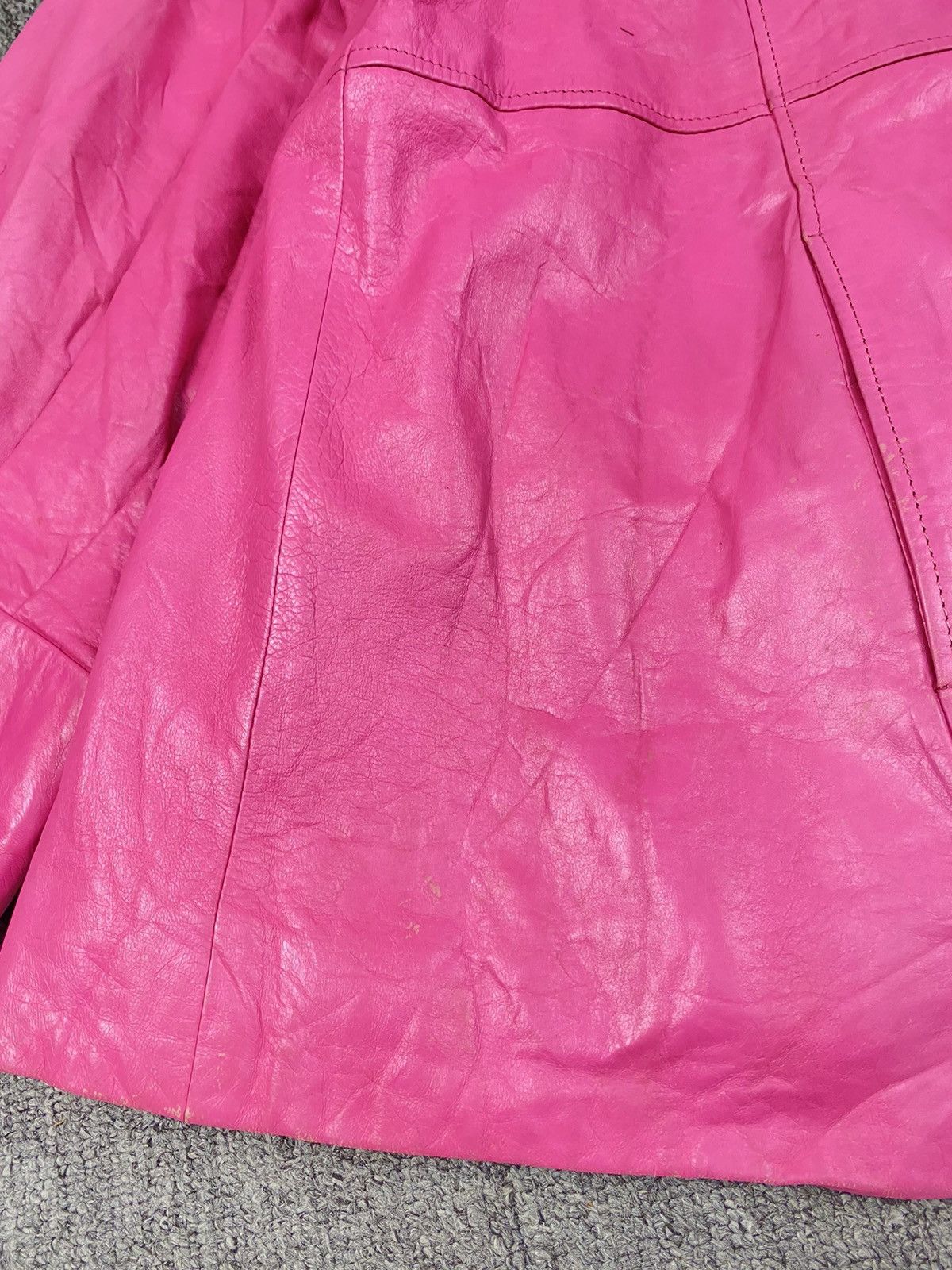 Japanese Brand × Leather × Vintage Lanerossi Sport Leather Jacket Size XXL / US 16-18 / IT 52-54 - 8 Thumbnail