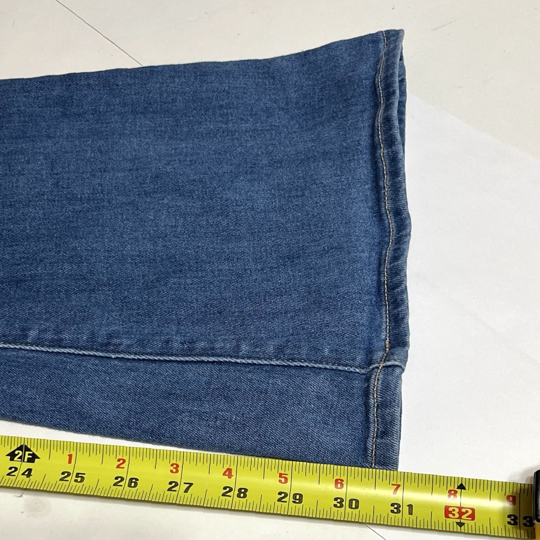 Paige Paige Jeans Womens 28x31 Blue High Rise Flared Denim Med Wash Boho Canyon Bell Size 28" / US 6 / IT 42 - 6 Thumbnail