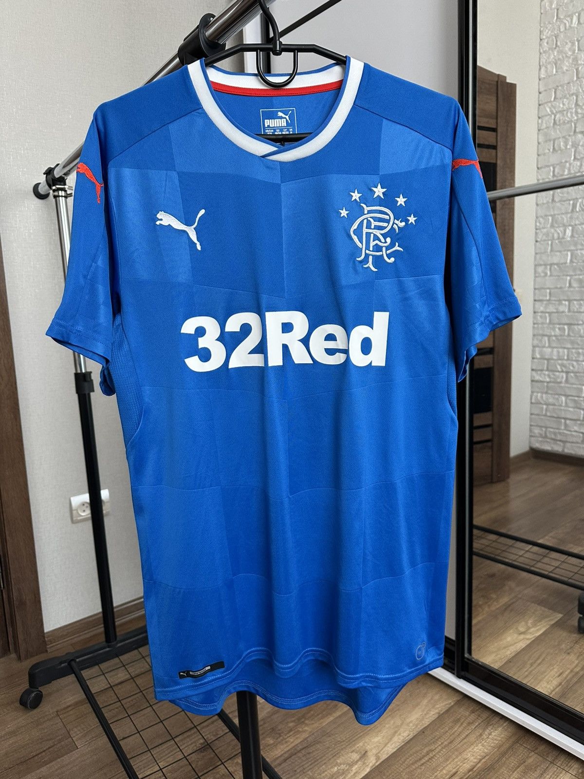 Puma 2016/2018 Puma Rangers Dodoo Soccer Jersey T-Shirt Size US M / EU 48-50 / 2 - 6 Thumbnail