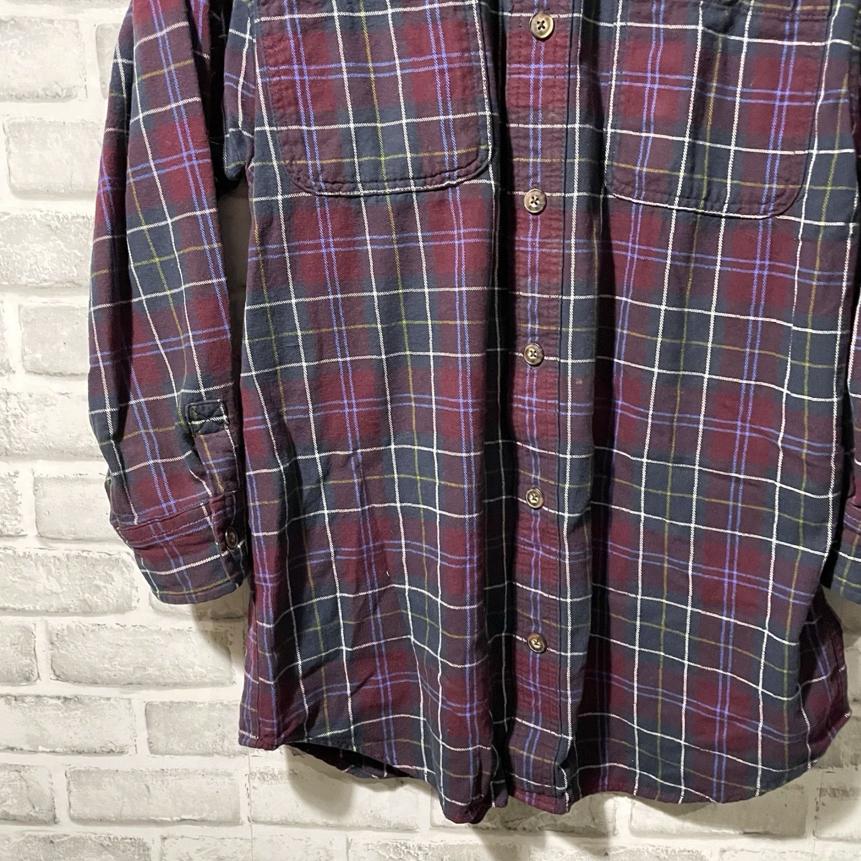 CO Duluth Trading Co Red Plaid Cotton 3/4 Sleeve Button Down Flannel Mens Size M Size US M / EU 48-50 / 2 - 3 Thumbnail