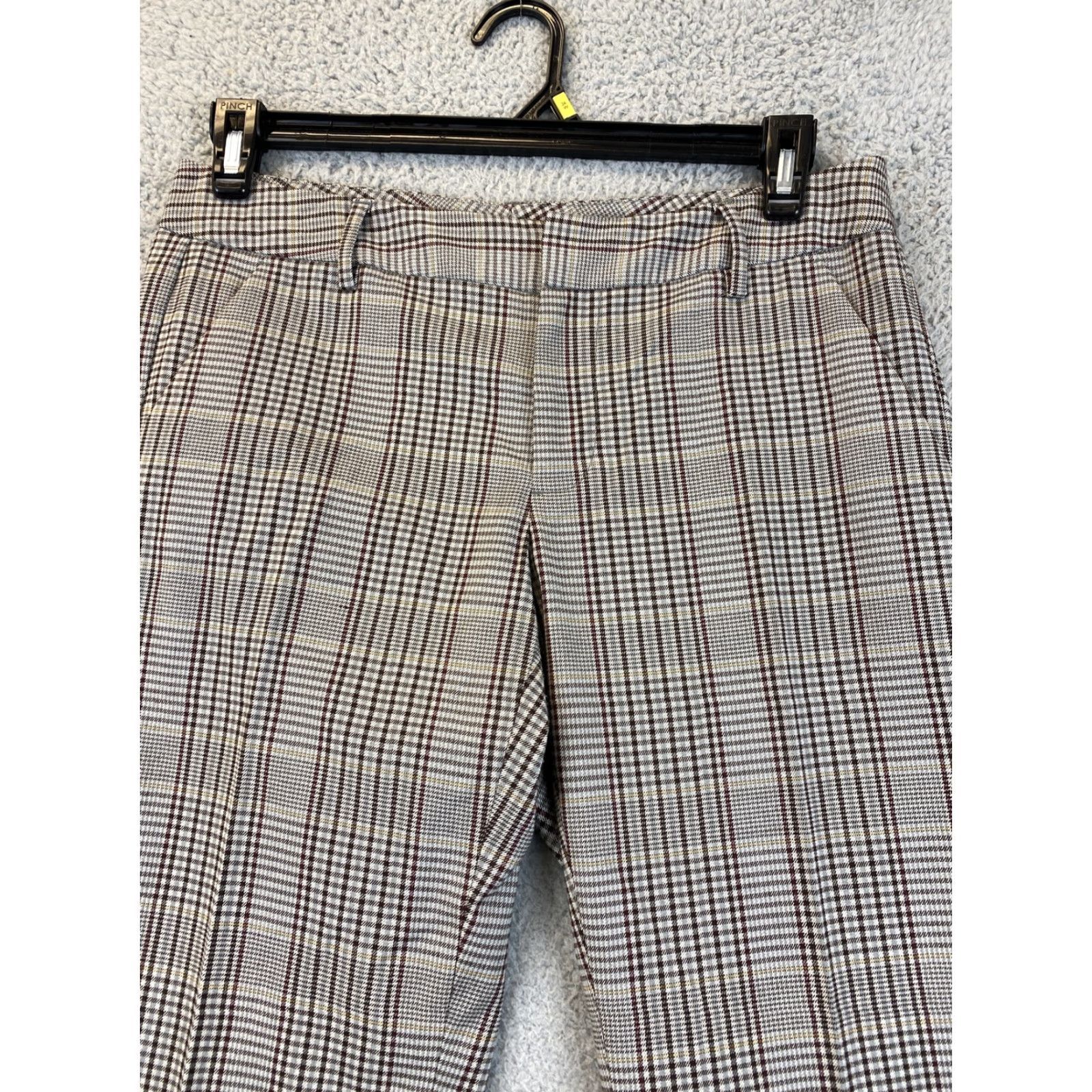 Tommy Hilfiger Tommy Hilfiger Pants Women 6 Brown Cotton Stretch Straight 76-6 Size 28" / US 6 / IT 42 - 2 Thumbnail