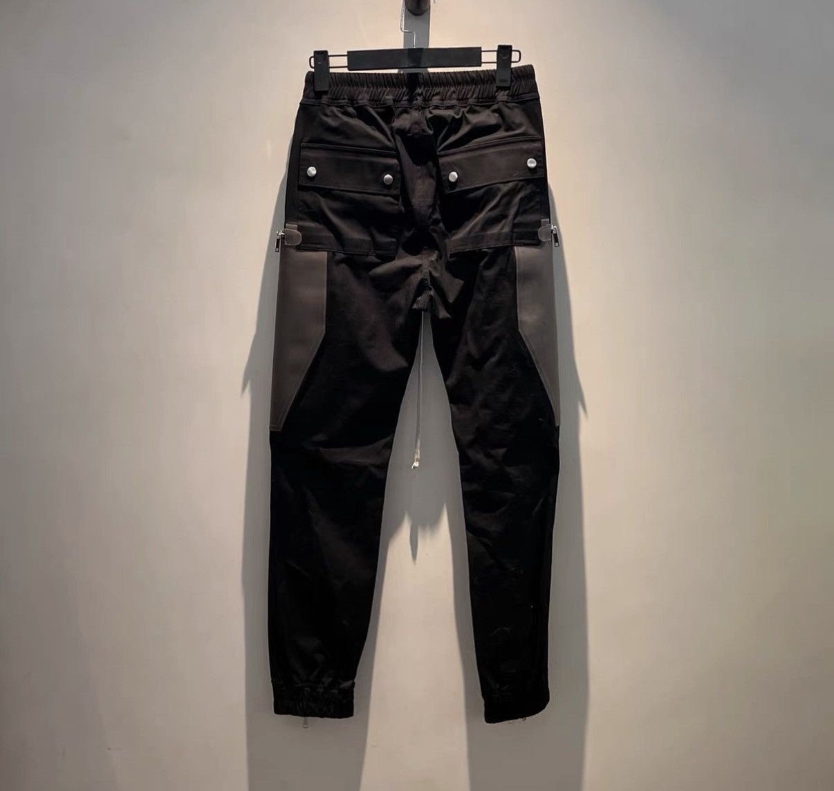 Rick Owens Rick Owens Mainline Classic PVC-Paneled Five-Zip Pants Size US 36 / EU 52 - 2 Thumbnail