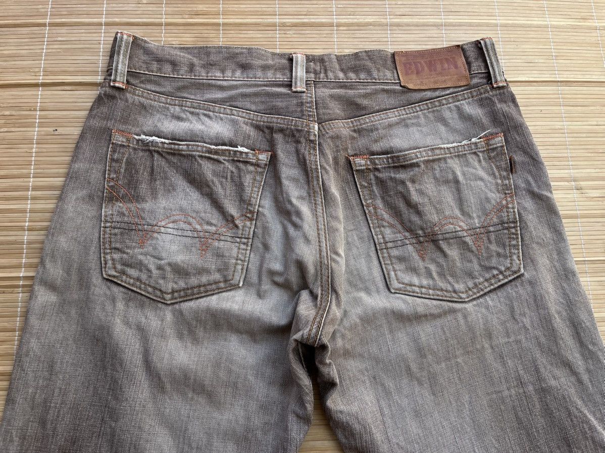 Edwin Vintage Edwin 505zx selvedge denim distress Size US 35 - 16 Thumbnail