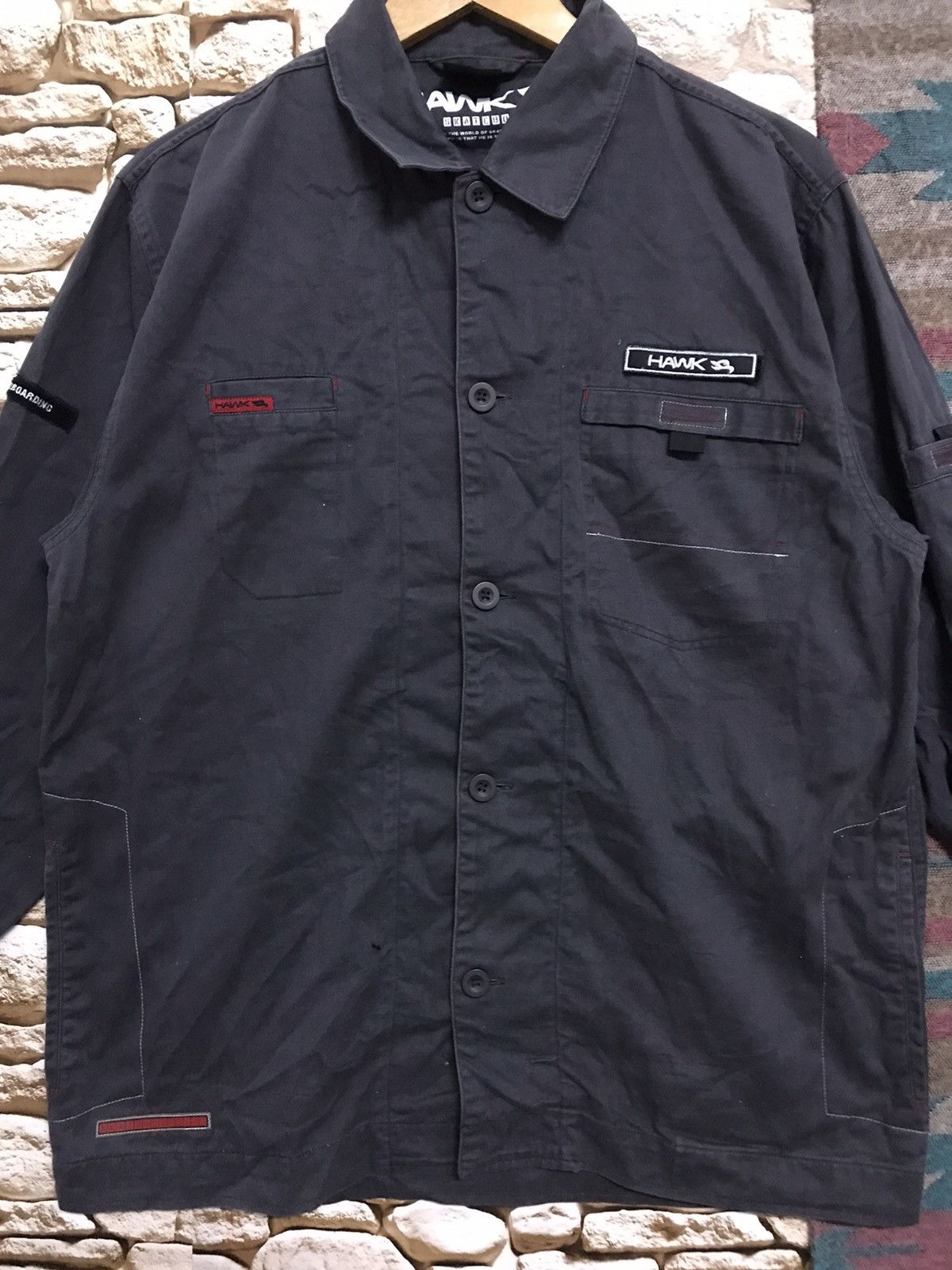 Tony Hawk Tony Hawk Skateboarding Workers Shirt Size US M / EU 48-50 / 2 - 3 Thumbnail