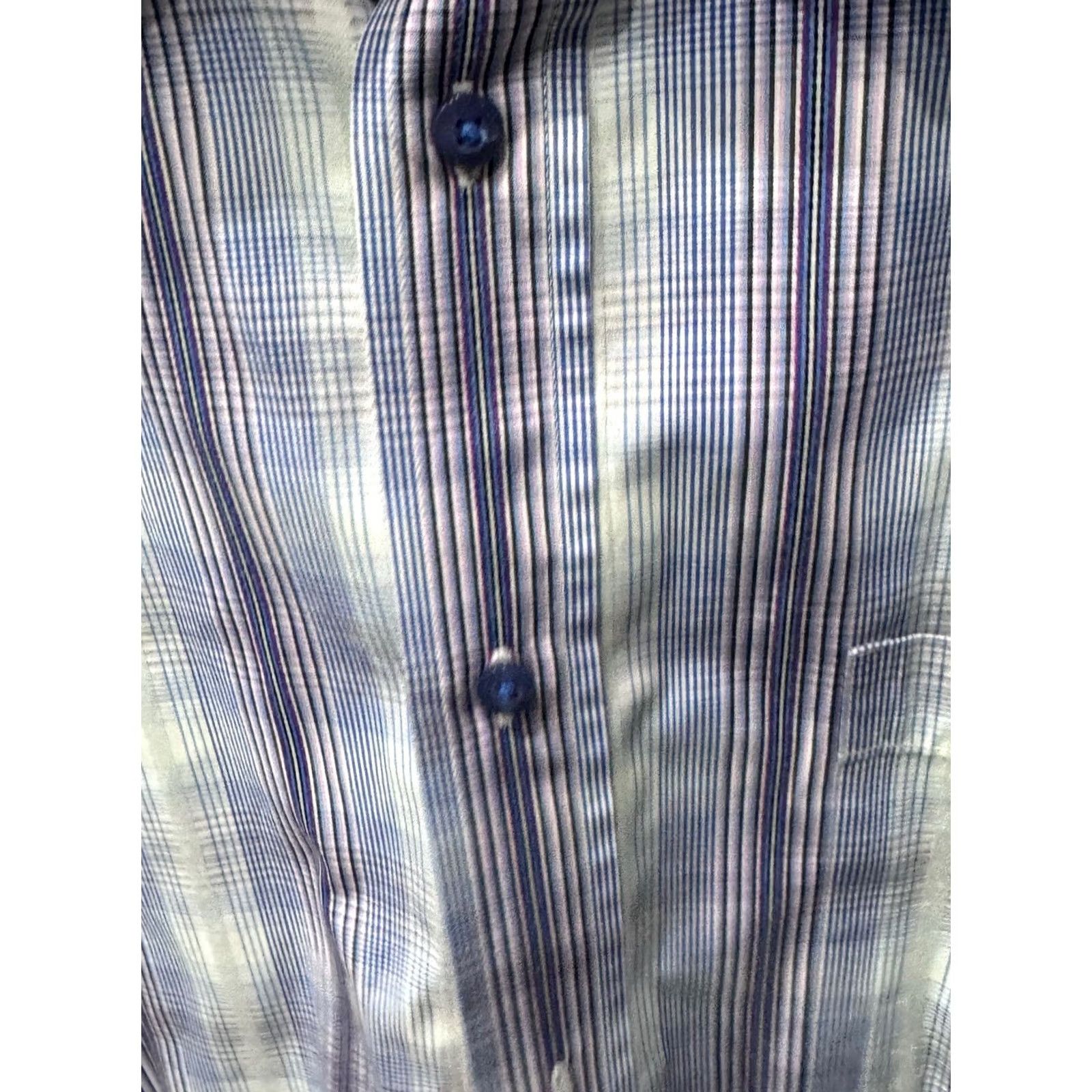 BUGATCHI Bugatchi Uomo Ctn Plaid Shirt 2XL XXL Mens Long Sleeve Button Up Shirt Multicolor Size US XXL / EU 58 / 5 - 6 Thumbnail