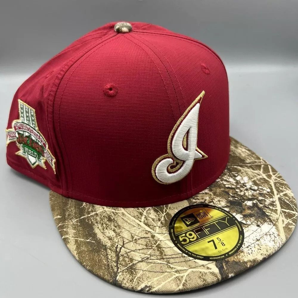 New Era Cleveland Indians Guardians Hat Men 7 5/8 Realtree Fitted Size ONE SIZE - 1 Thumbnail