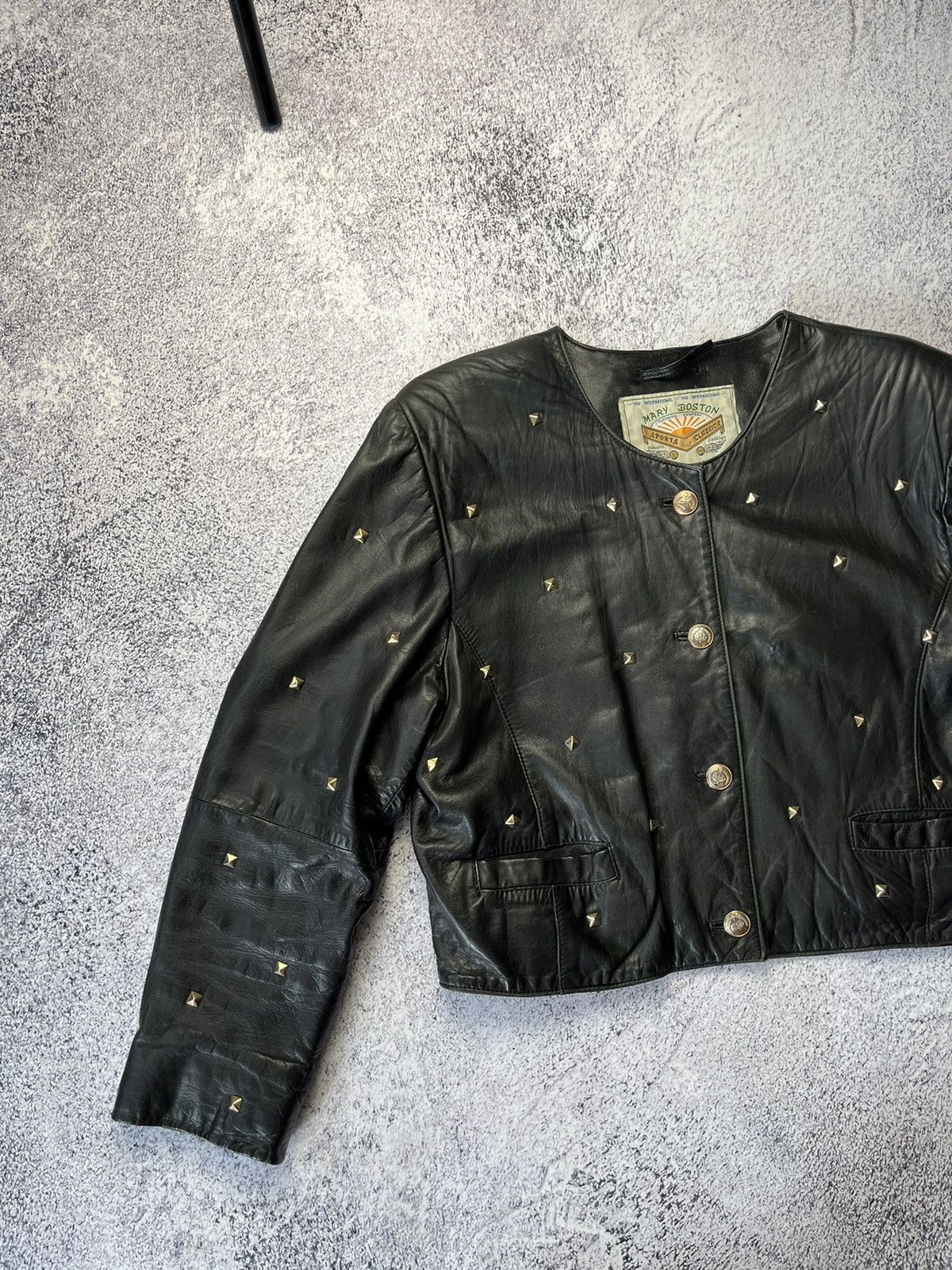 Vintage Crazy True Vintage Cycle Rider Leather Jacket Biker Rare Size S / US 4 / IT 40 - 2 Thumbnail