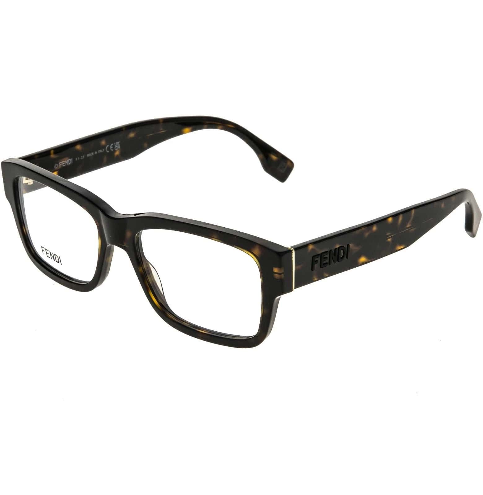 Fendi FENDI FE50079I 50079 SIGNATURE Brown Optical Frame 052 Size ONE SIZE - 8 Thumbnail