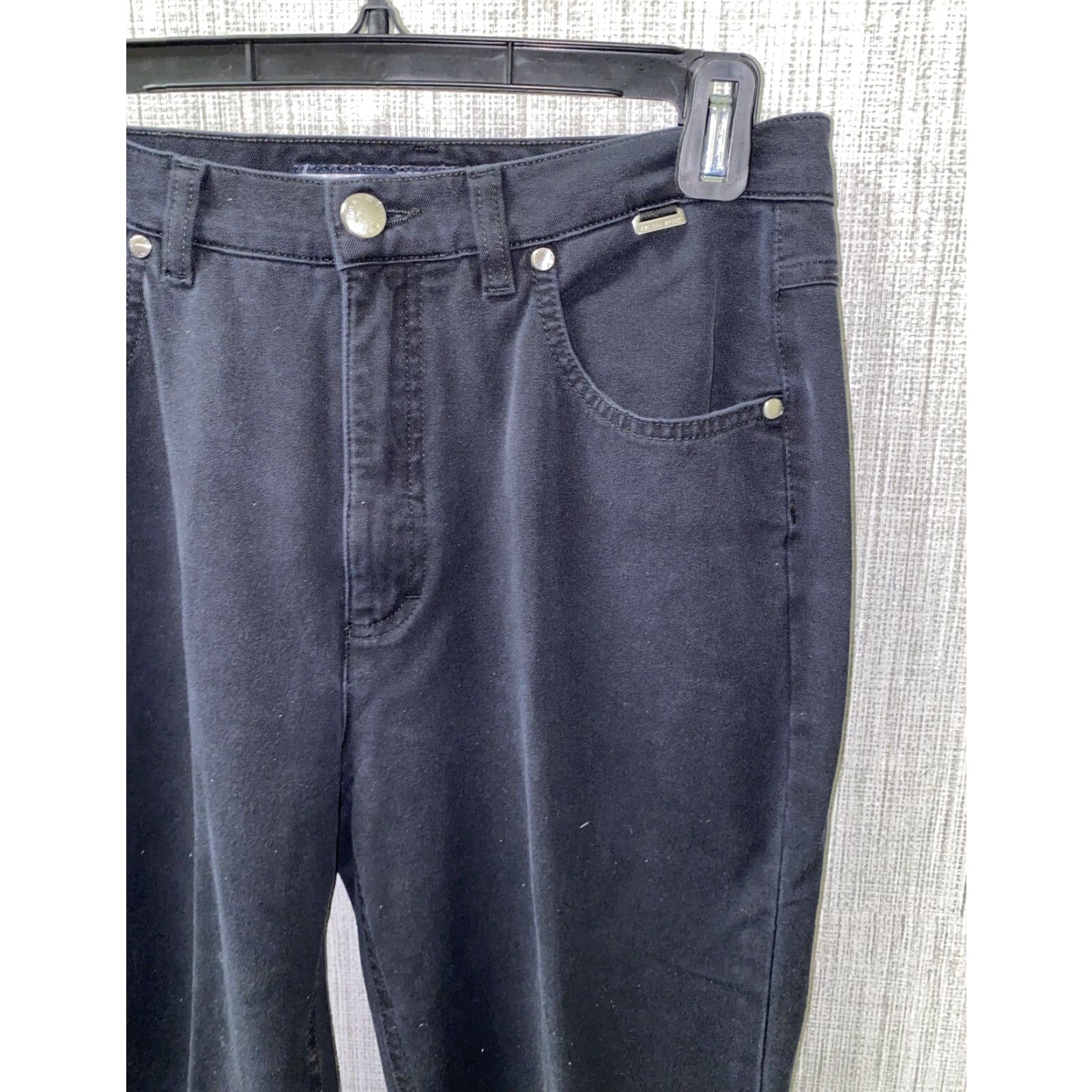 Escada ESCADA SPORT Pants Womens Casual Pants 30x30 Black Cotton Italian Made 30 Inseam 30 Womens Size 30" / US 8 / IT 44 - 2 Thumbnail