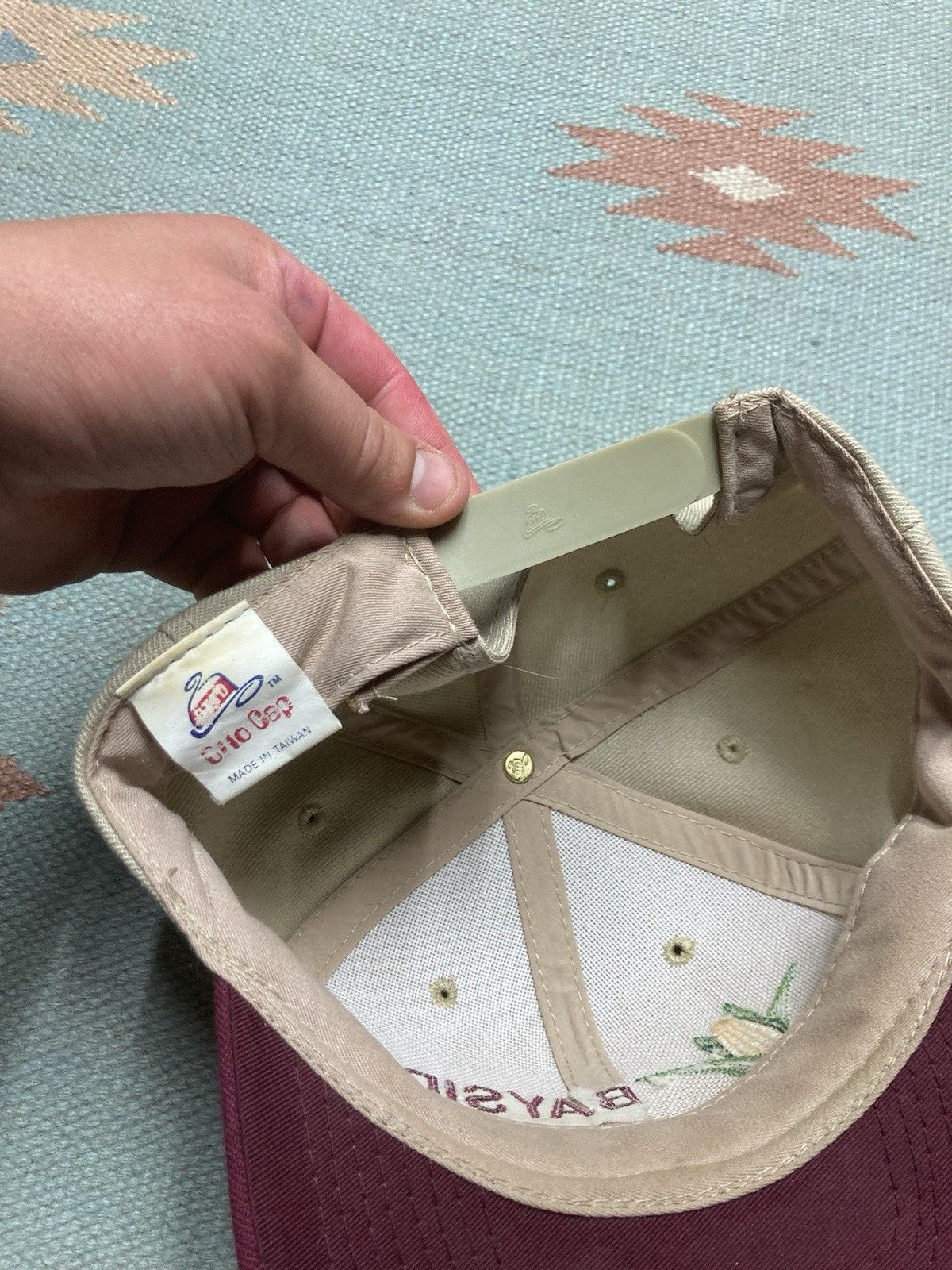 Vintage Vintage SnapBack hat bayside seeds corn farm feed Michigan Size ONE SIZE - 6 Thumbnail