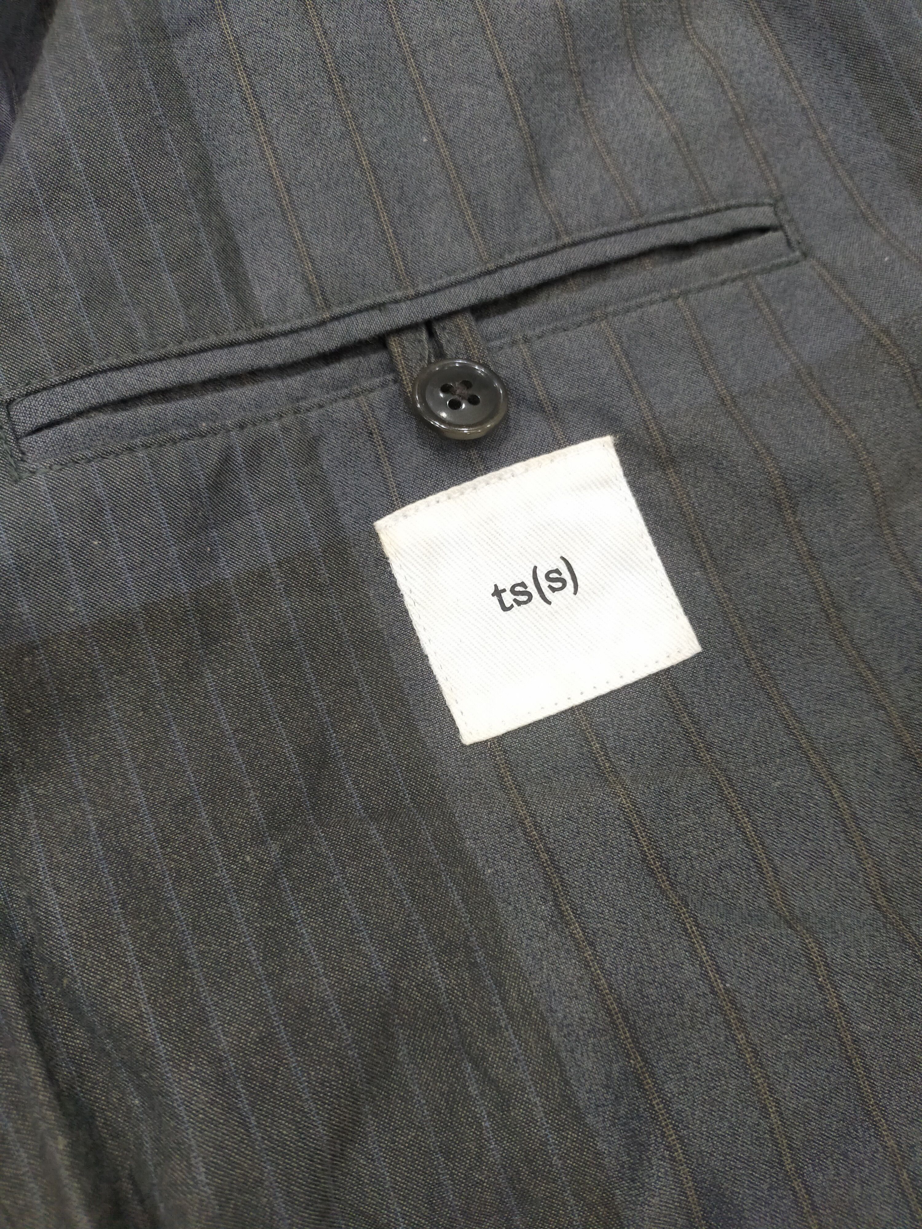 Designer × Japanese Brand × Ts(S) Takuji Suzuki ts(s) jacket like simple checkereda blazer Size 40S - 7 Thumbnail