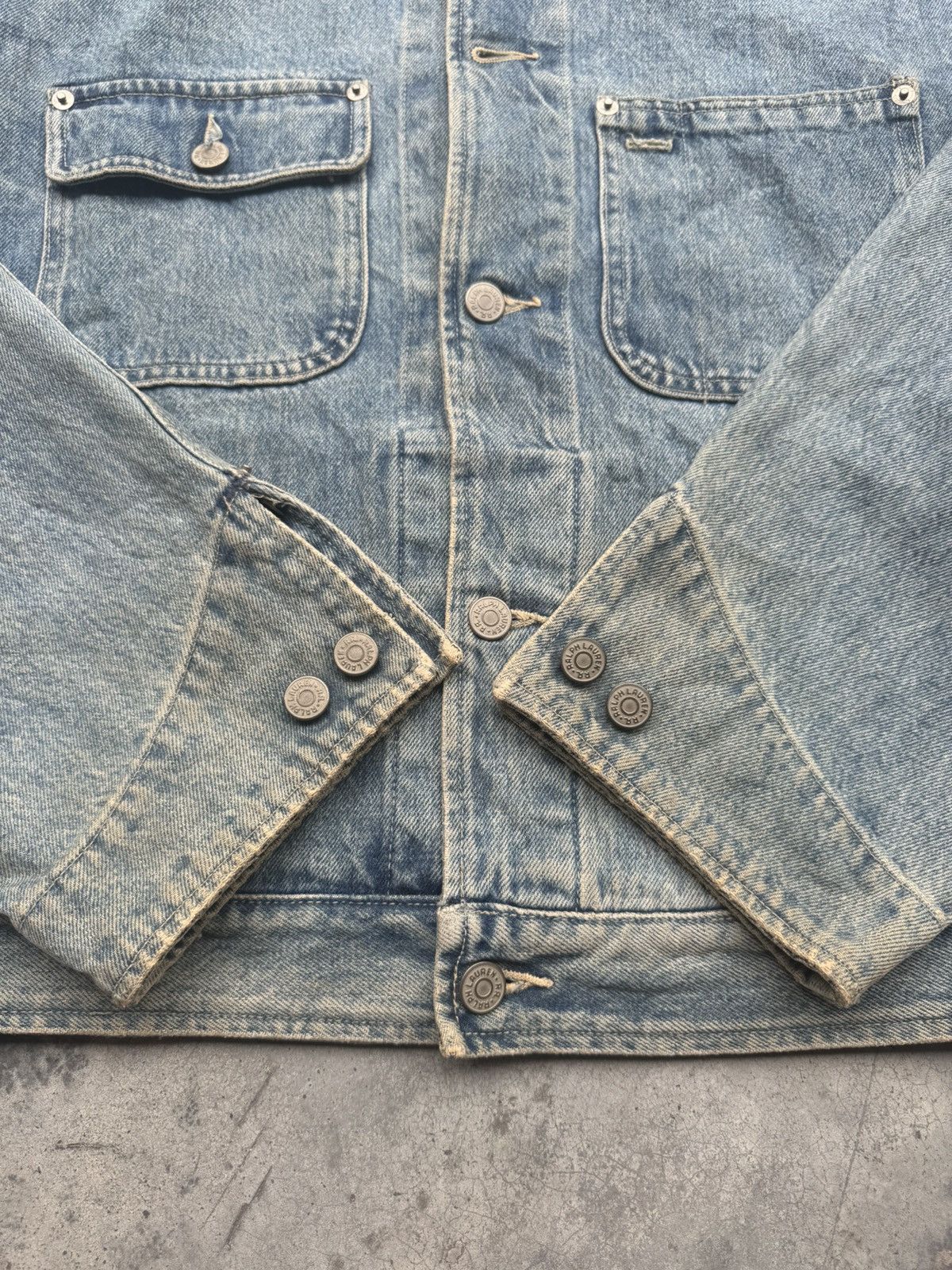 RRL Ralph Lauren × Ralph Lauren × Vintage Vintage RRL corduroy collar denim jacket ralph lauren Size US XL / EU 56 / 4 - 10 Thumbnail