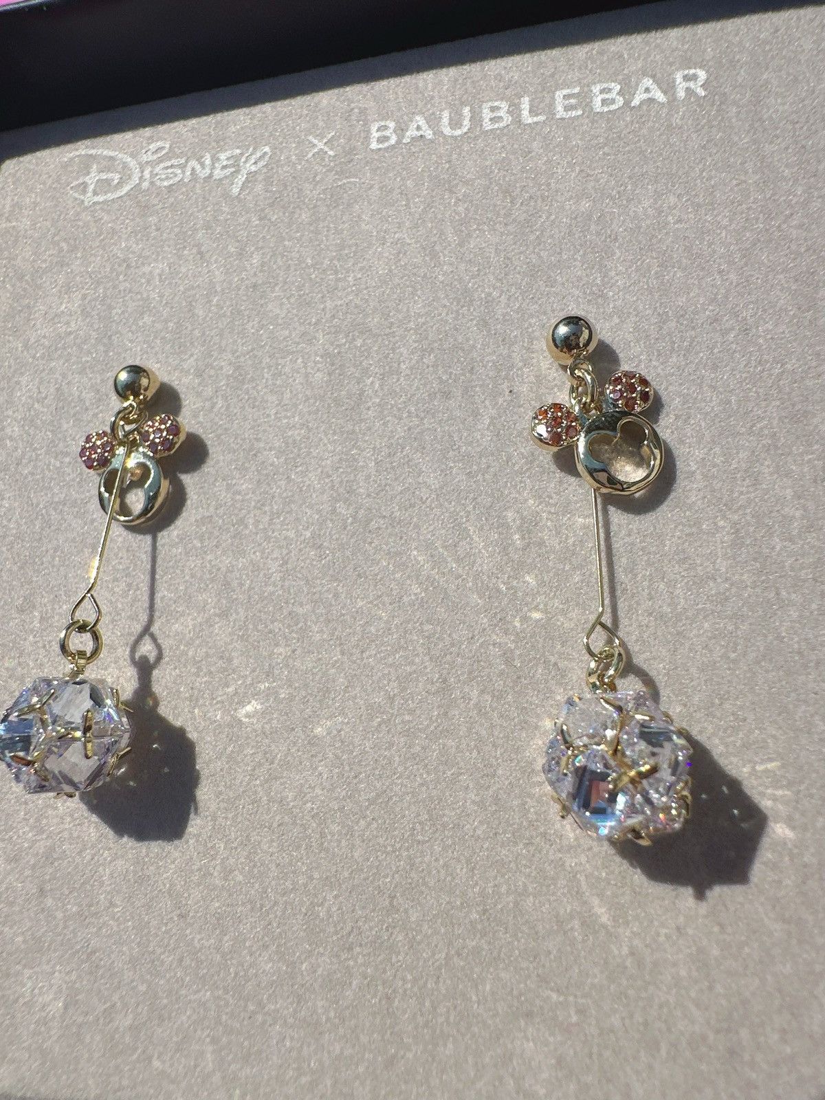 Designer Disney X BAUBLEBAR gold tone diamonds paved Mickey Mouse Size ONE SIZE - 2 Thumbnail
