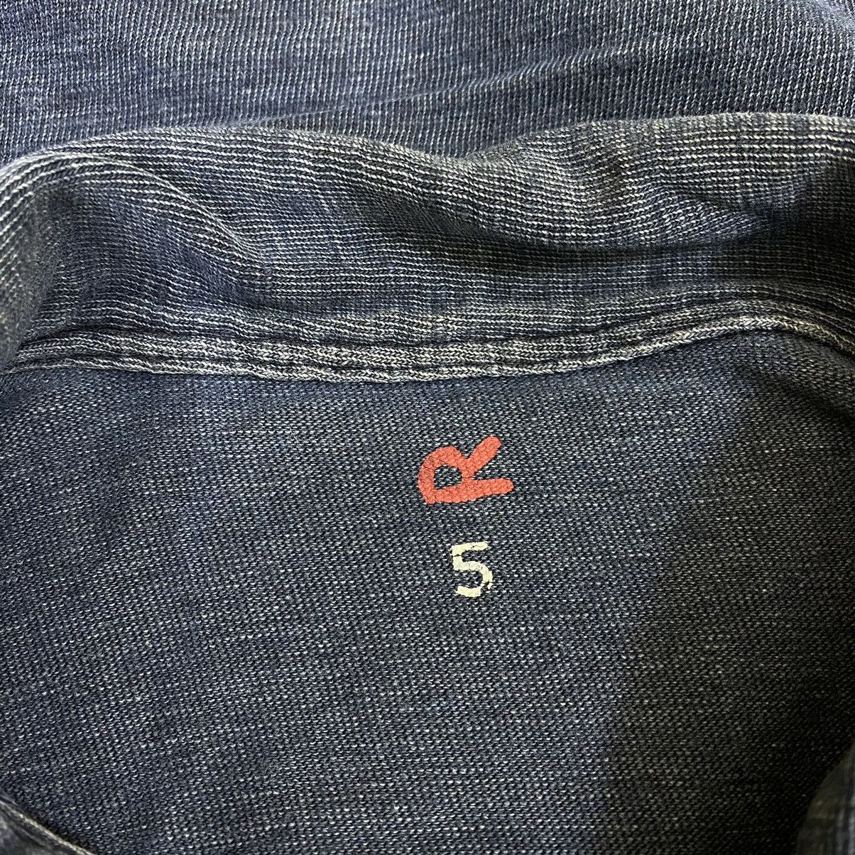 45rpm × Japanese Brand × Vintage Vintage 45RPM STUDIO Japanese Brand Collar Button Up Indigo Size US M / EU 48-50 / 2 - 4 Thumbnail