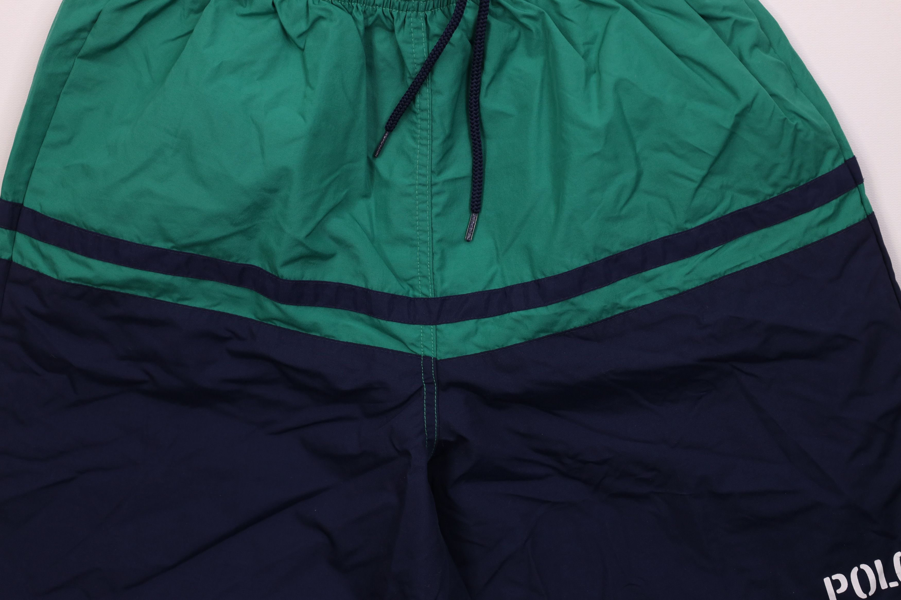 Polo Ralph Lauren Vintage 90s Ralph Lauren Stencil Stamp Lined Shorts Trunks Size US 30 / EU 46 - 3 Thumbnail