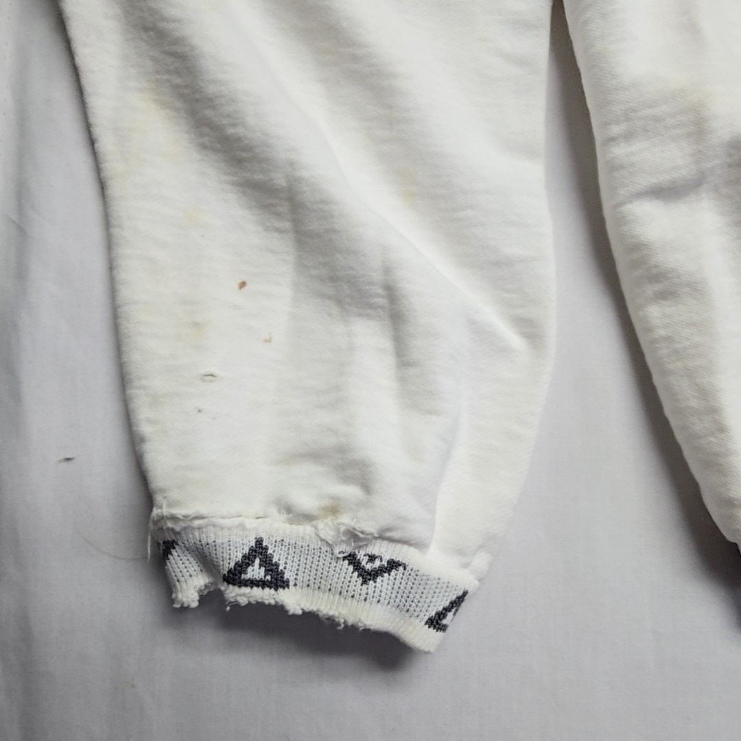 Vintage Vintage Geometric Graphic Sweatshirt White L Crewneck 90s Size M / US 6-8 / IT 42-44 - 8 Thumbnail