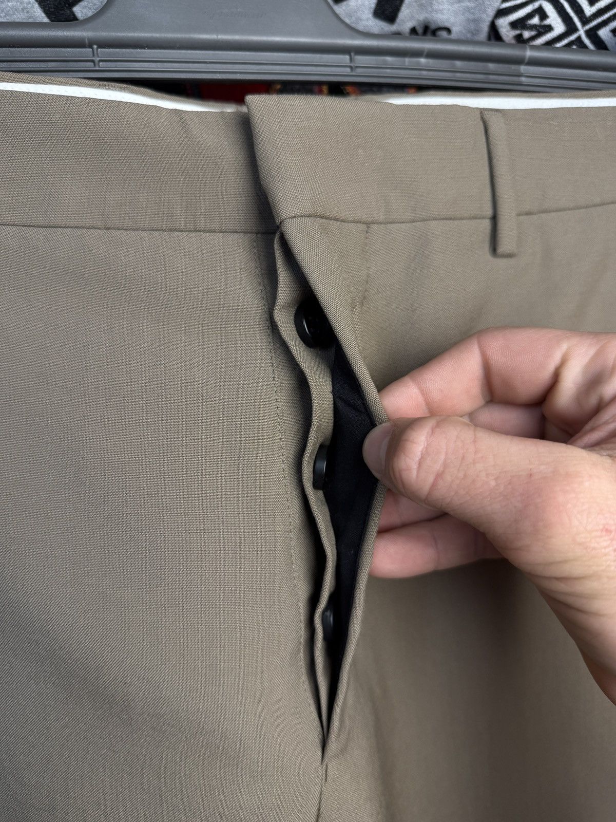 AMI AMI Beige Casual Pants Size US 34 / EU 50 - 6 Thumbnail