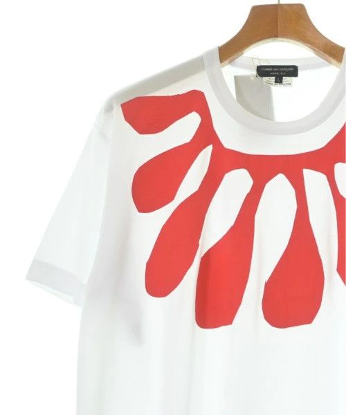 Comme des Garcons Homme Plus T-Shirts Long Length Short Sleeve Crewneck White Size US L / EU 52-54 / 3 - 3 Thumbnail