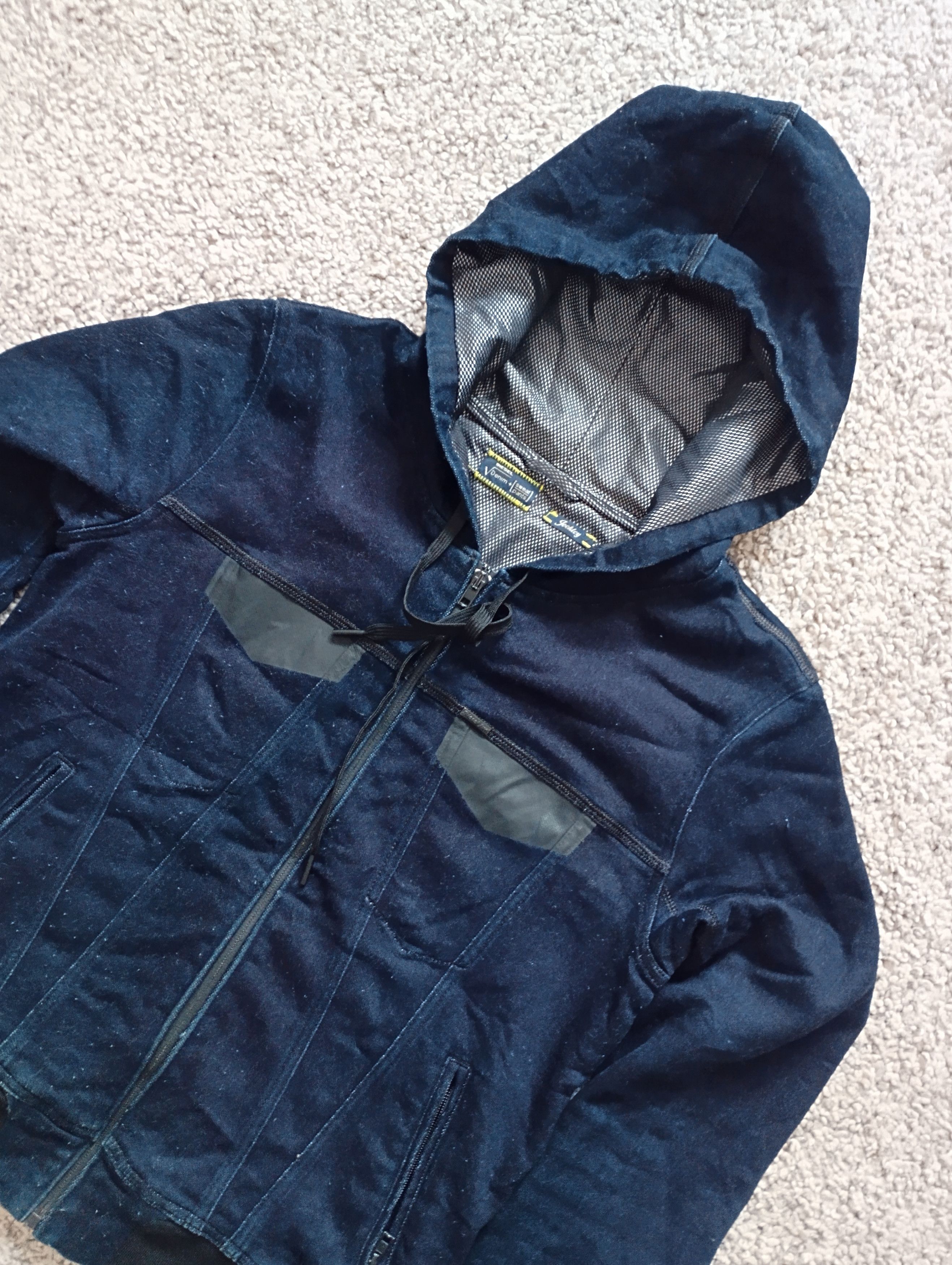 Diesel × Vintage Diesel Industry V Denim + Sweat Pants Light Hooded Jacket Size US M / EU 48-50 / 2 - 12 Thumbnail