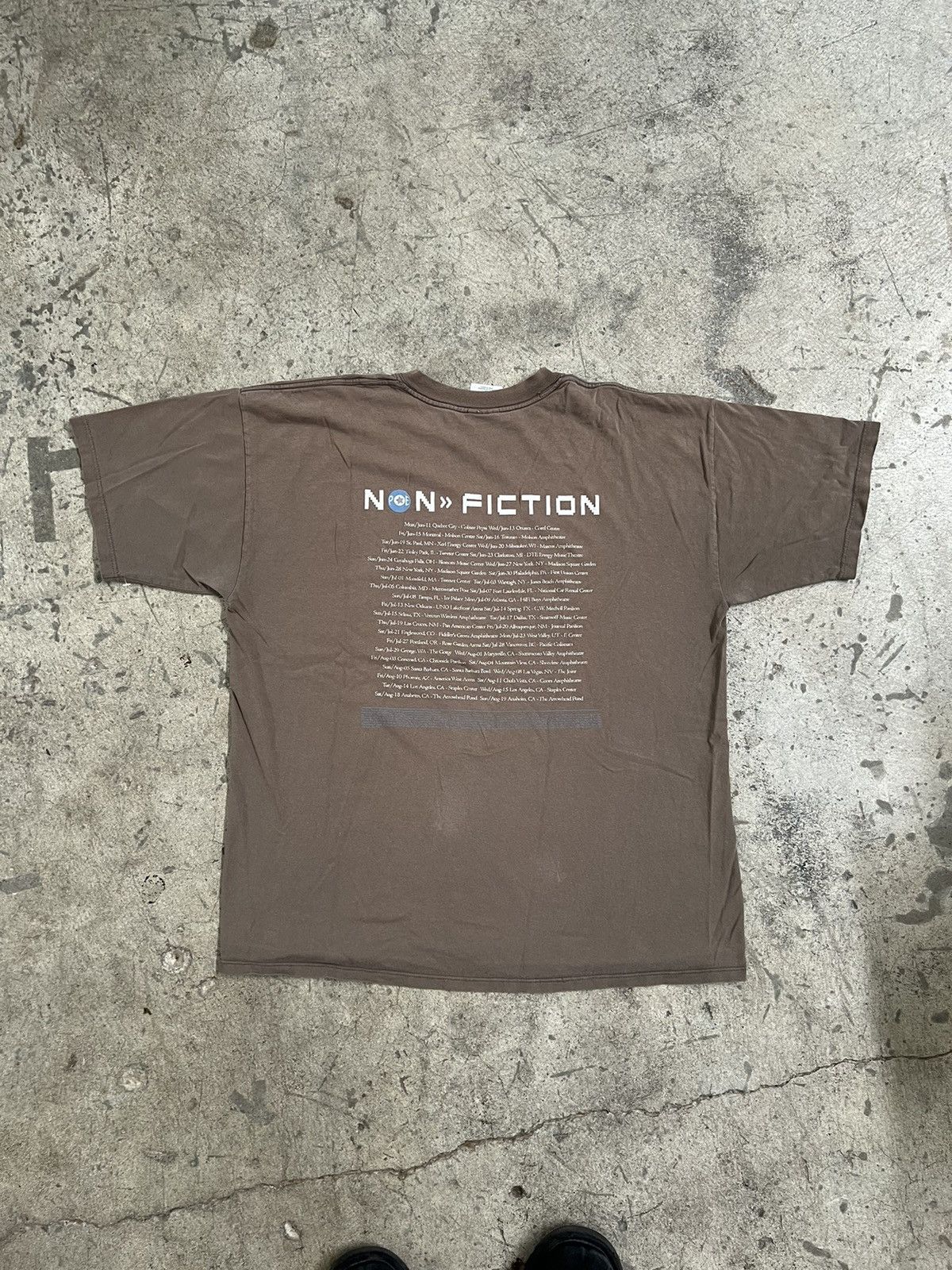 Vintage POE – NON FICTION 2001 NORTH AMERICAN TOUR SHIRT SIZE XLARGE Size US XL / EU 56 / 4 - 1 Thumbnail