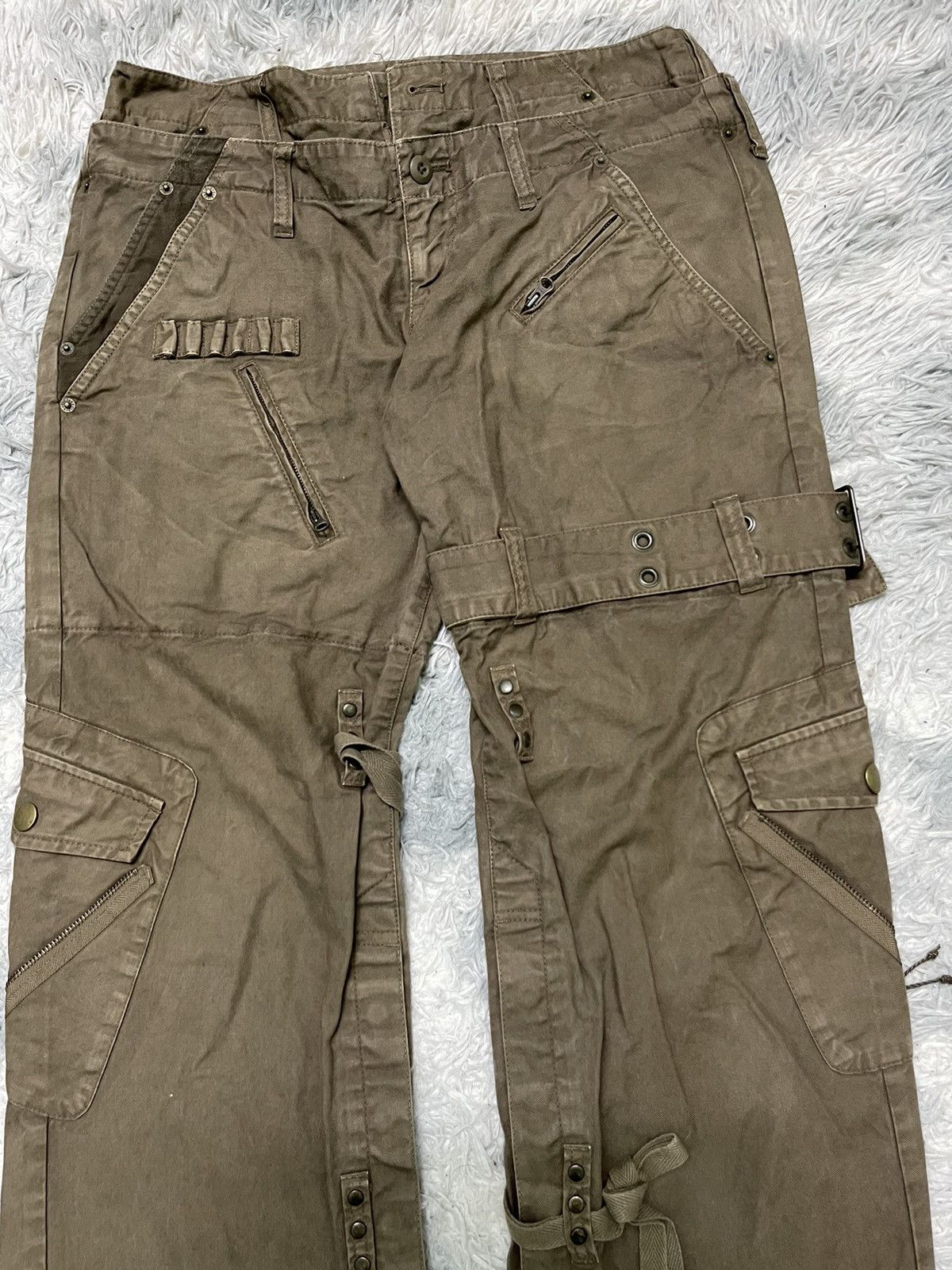 PPFM RARE PPFM BONDAGE DOUBLE WAIST PANT Size US 32 / EU 48 - 4 Thumbnail