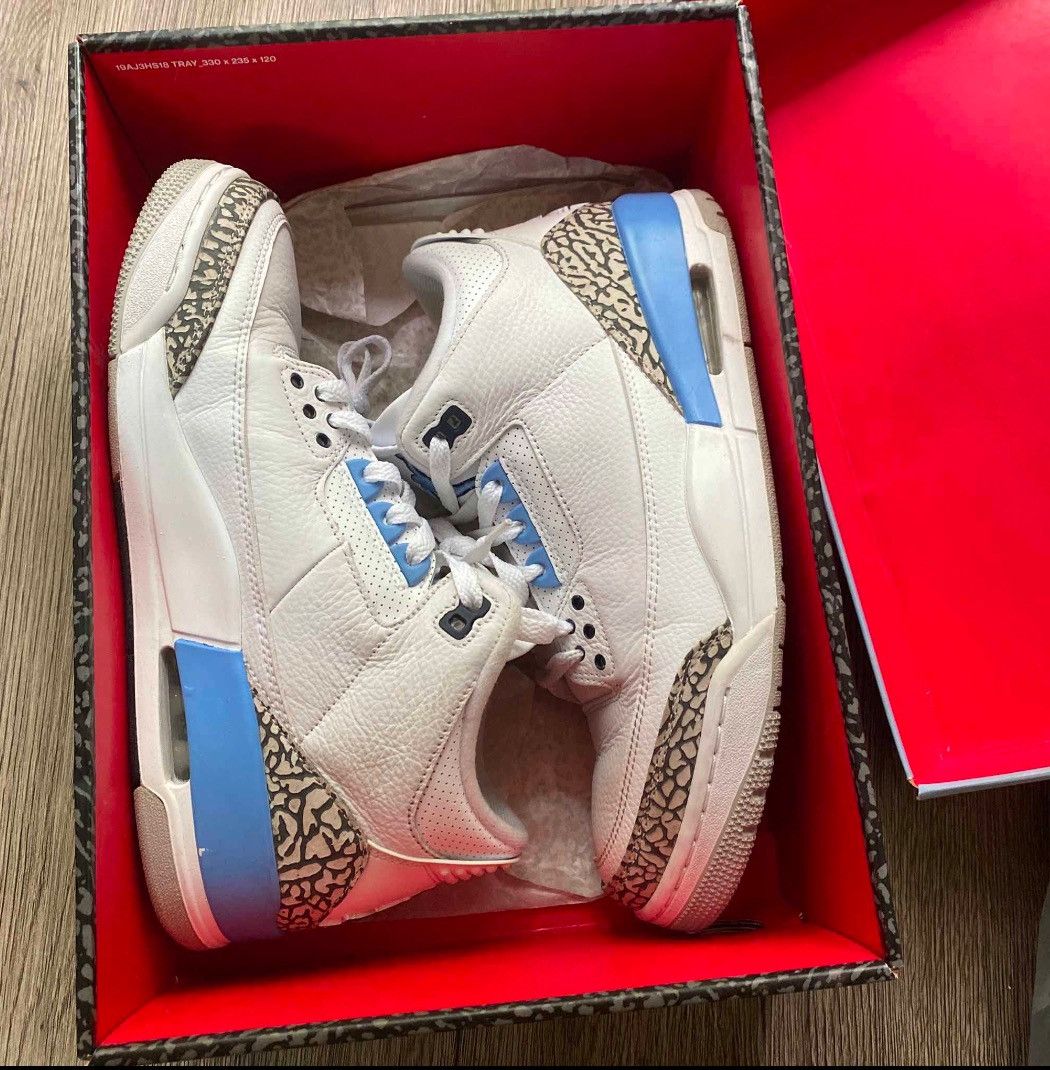 Jordan Brand × Nike Jordan 3 UNC 2020 Size US 9 / EU 42 - 8 Thumbnail
