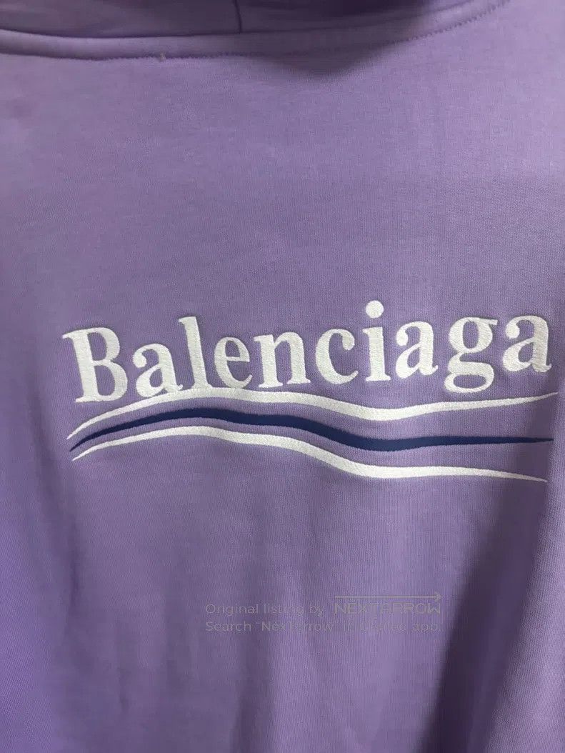 Balenciaga Balenciaga Purple Sweatshirt Size US L / EU 52-54 / 3 - 5 Thumbnail