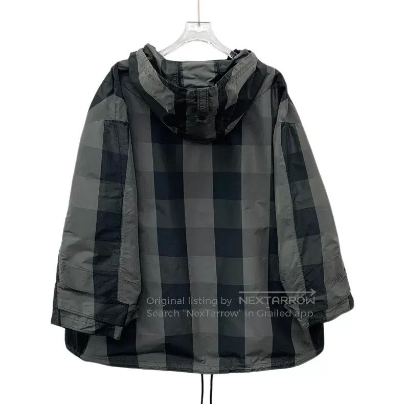 Dior Dior Black and gray logo plaid hooded windbreaker zipper j Size XS / US 0-2 / IT 36-38 - 2 Thumbnail