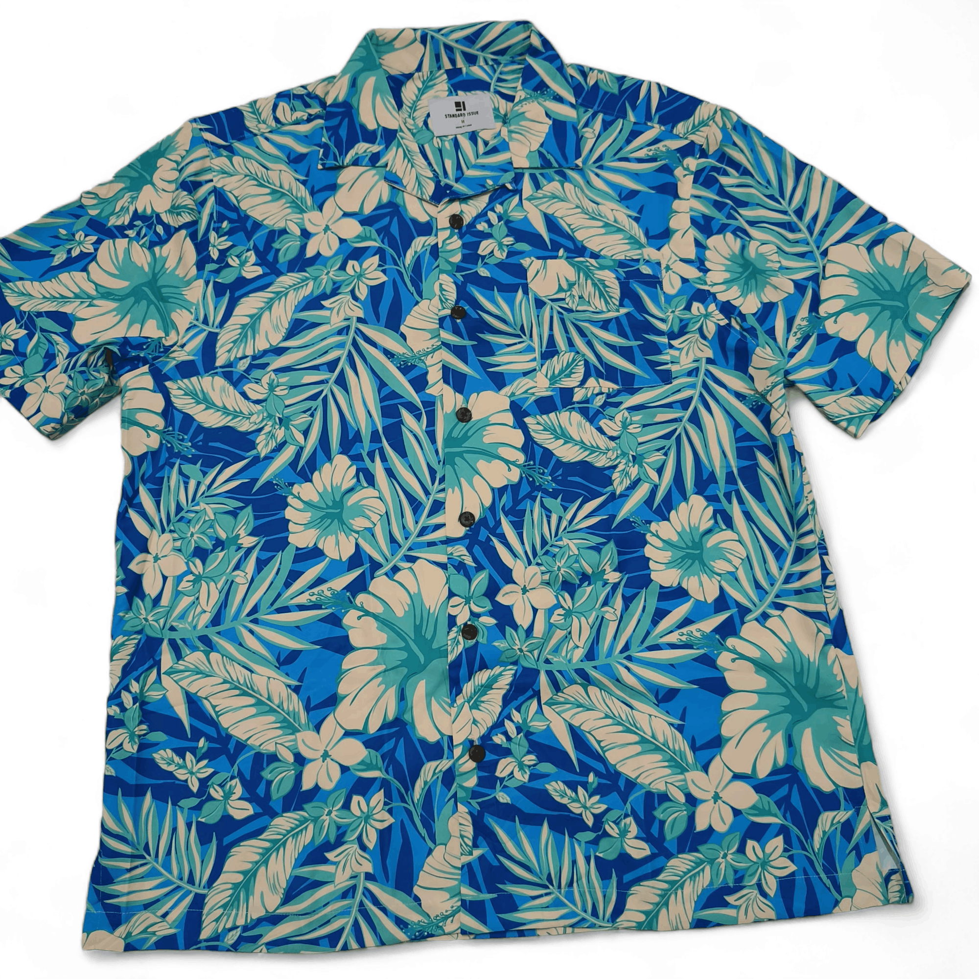 Standard Issue Standard Issue NYC Floral Flower Print Hawaiian Aloha Shirt Size US M / EU 48-50 / 2 - 3 Thumbnail