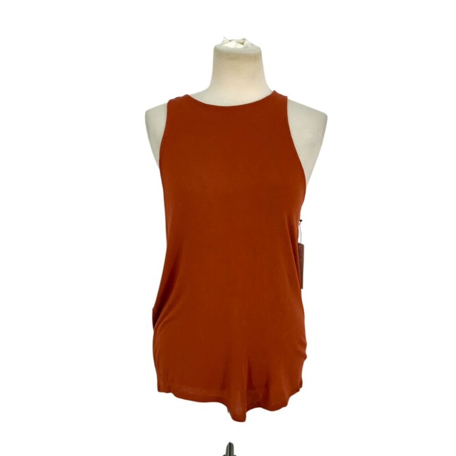 Treasure & Bond Treasure & Bond High Neck Tank Top Rust Medium NWT $29 MSRP Size M / US 6-8 / IT 42-44 - 2 Thumbnail