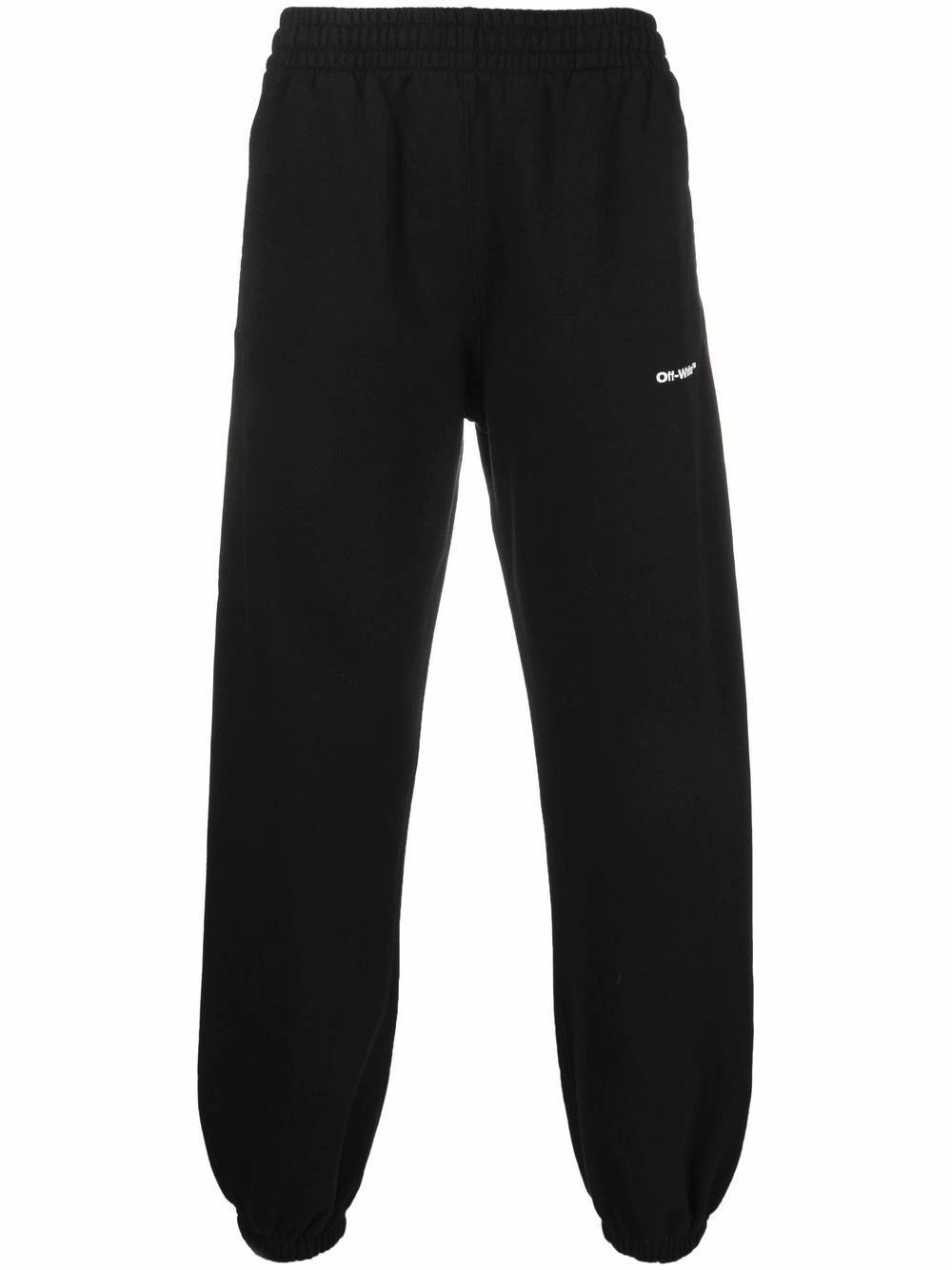 Off-White o1gr1nt1124 Wav Out Diag Short Sweatpant in Black Size US 36 / EU 52 - 1 Thumbnail