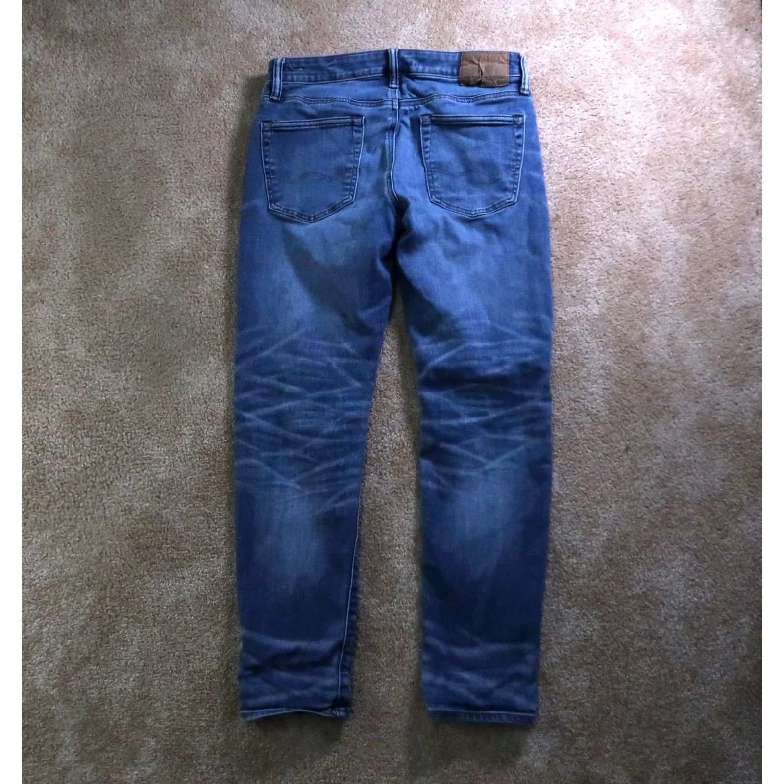 American Eagle Outfitters American Eagle Outfitters Jeans Skinny Men 32x32 Blue Denim Airflex Athletic 90s Hipster Jeans Mens Size US 32 / EU 48 - 7 Thumbnail