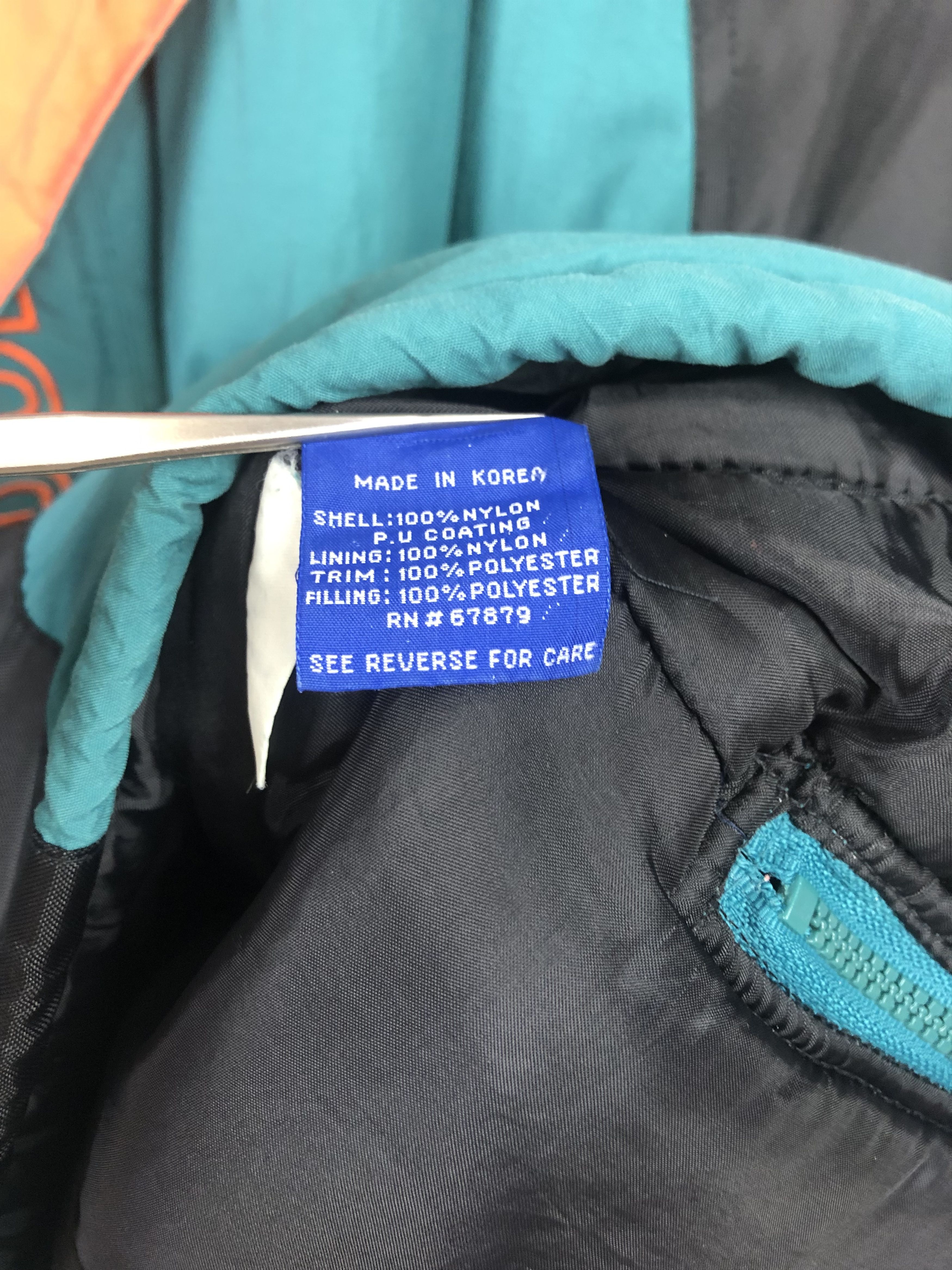 Starter × Vintage Vintage 90s Starter Miami Dolphins Hooded Jacket Bomber Rare Size US XXL / EU 58 / 5 - 14 Thumbnail
